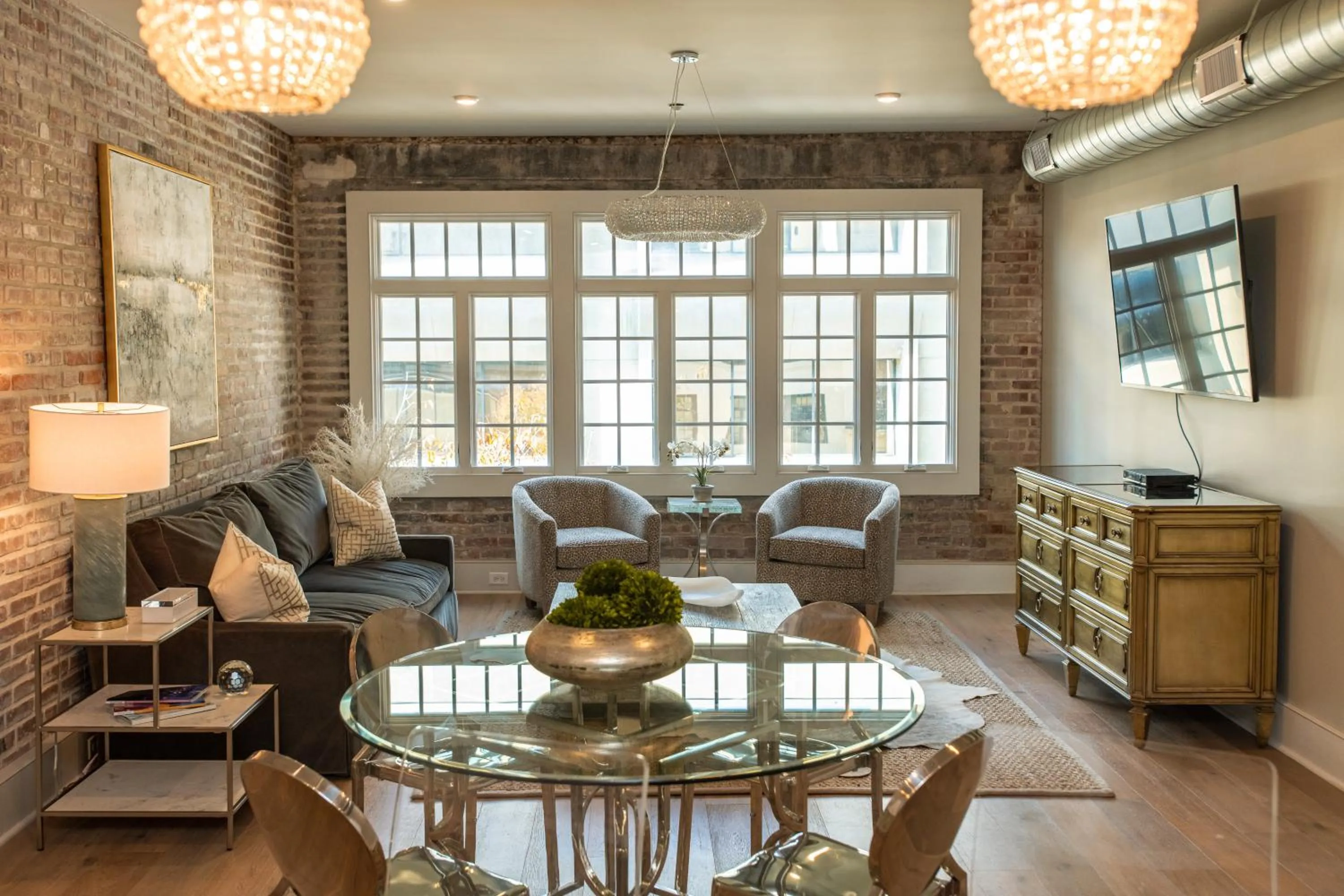 Living room in Harcol House