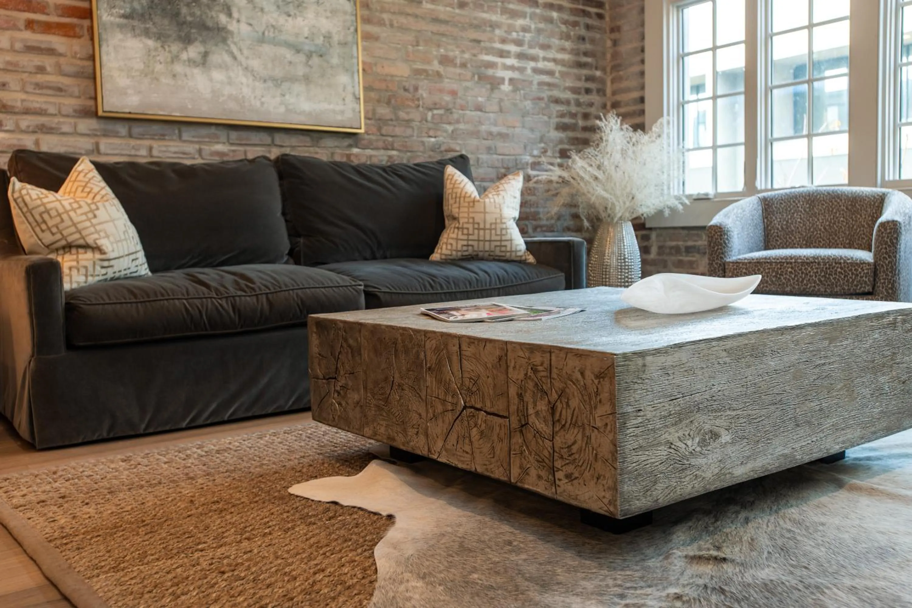 Living room in Harcol House