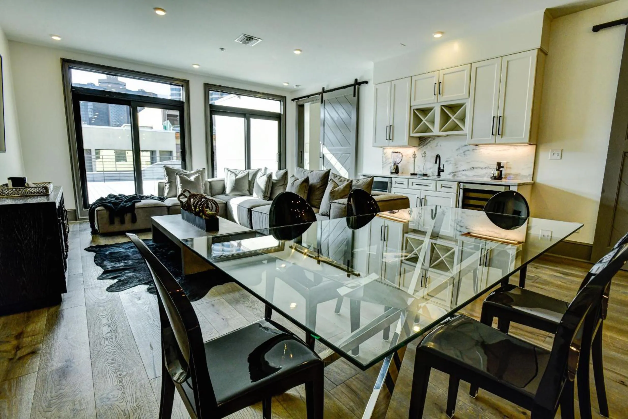 Living room in Harcol House