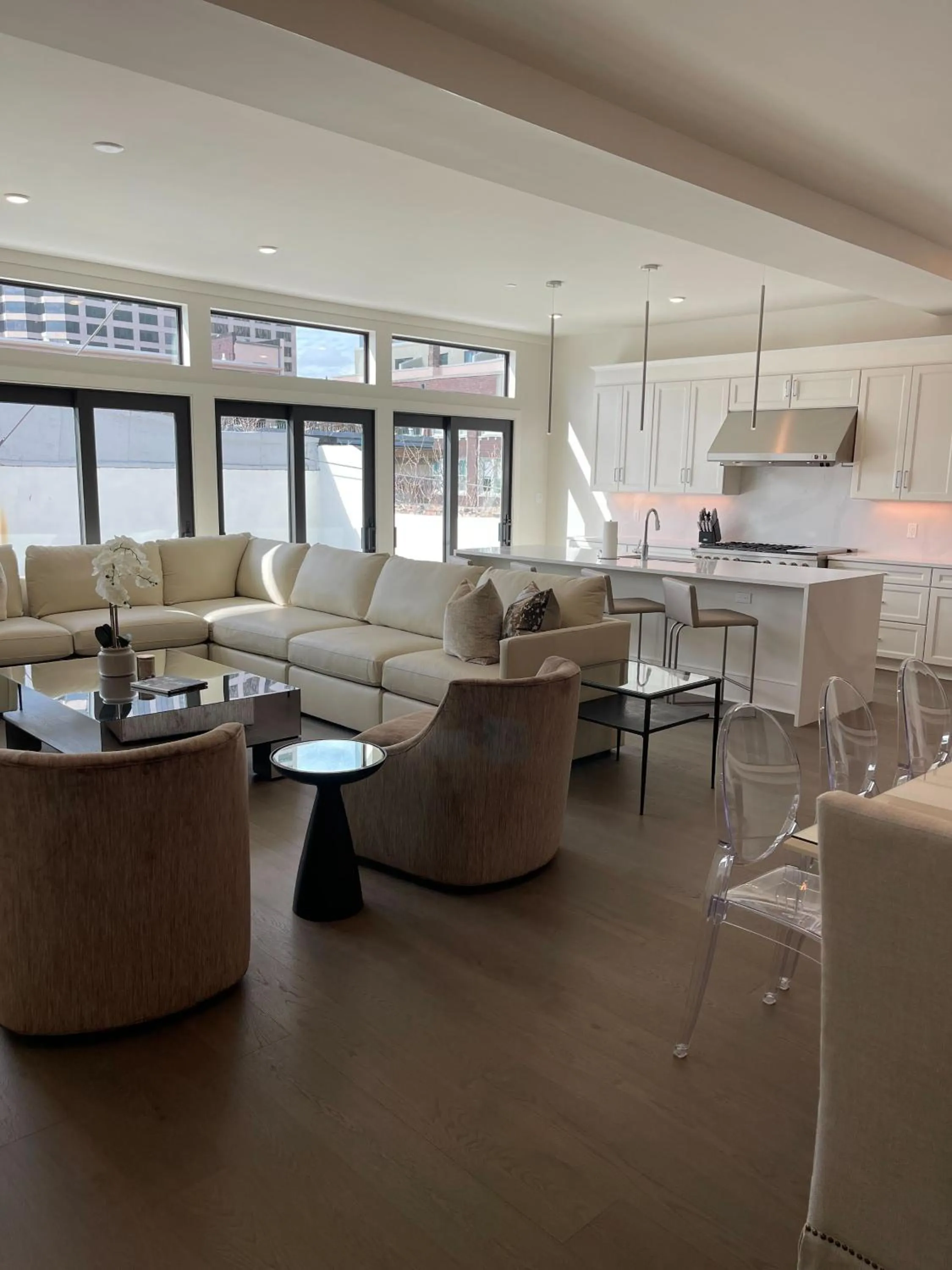 Living room in Harcol House