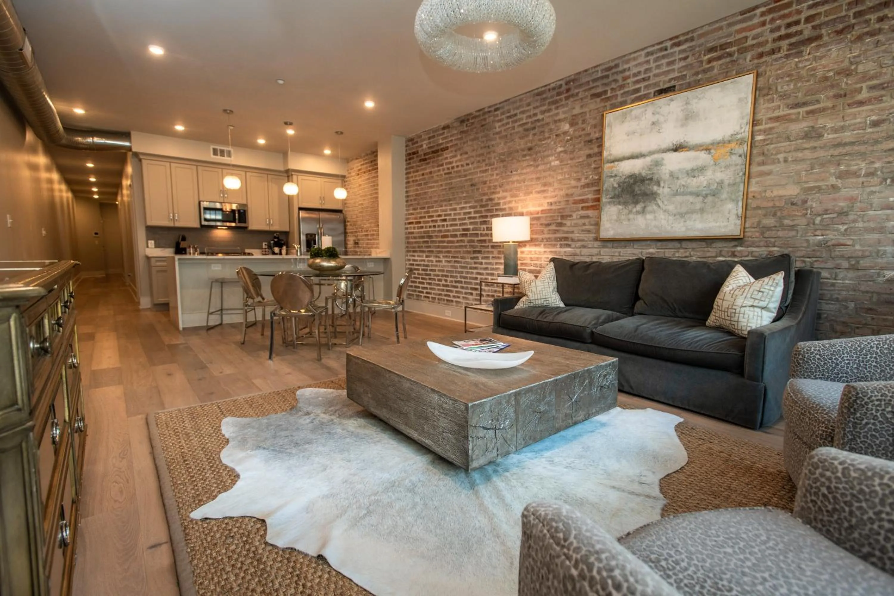 Living room in Harcol House