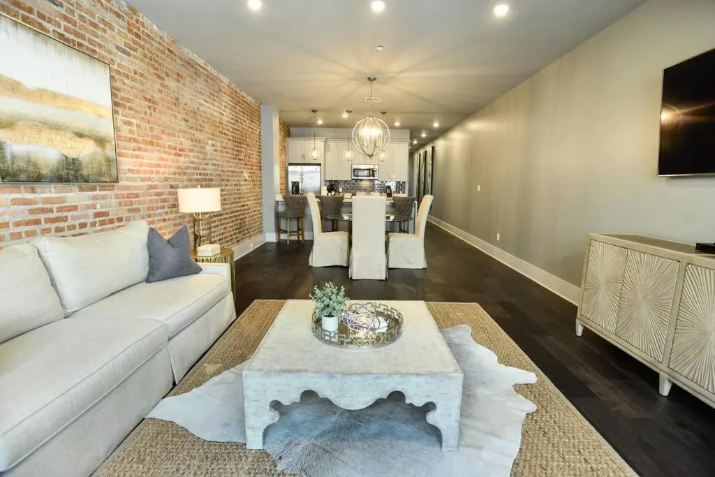 Living room in Harcol House