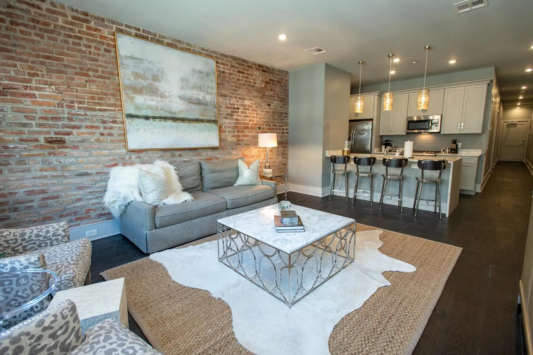 Living room in Harcol House