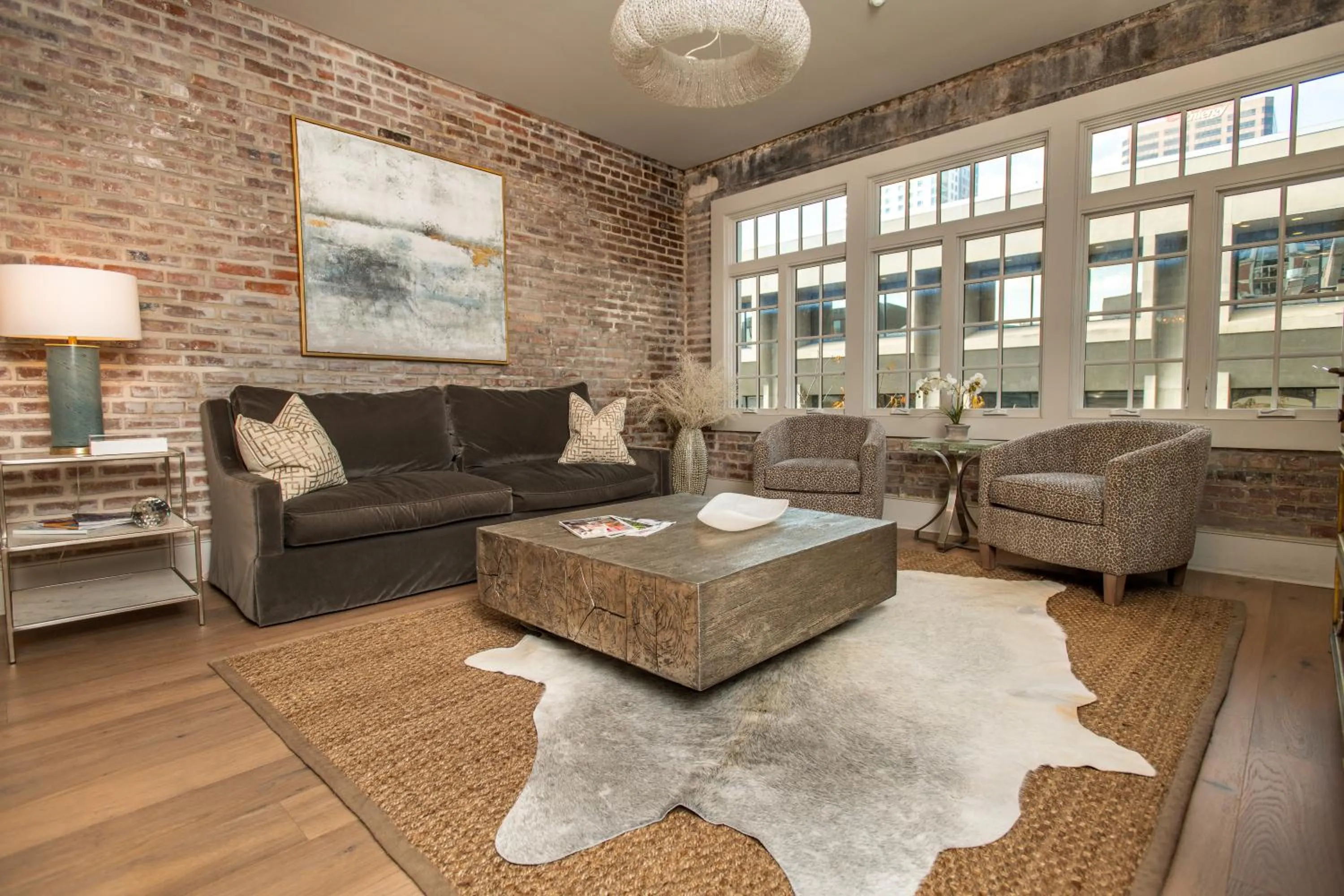 Living room in Harcol House