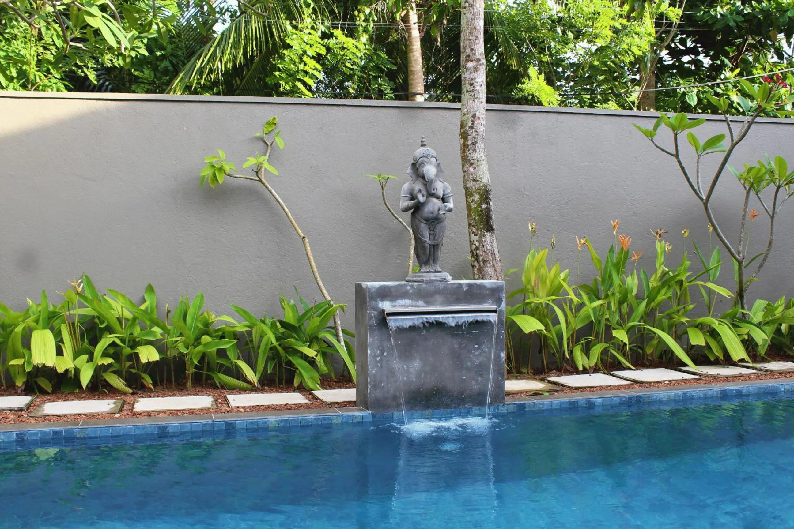 Garden view in The Chariot Hikkduwa Resort