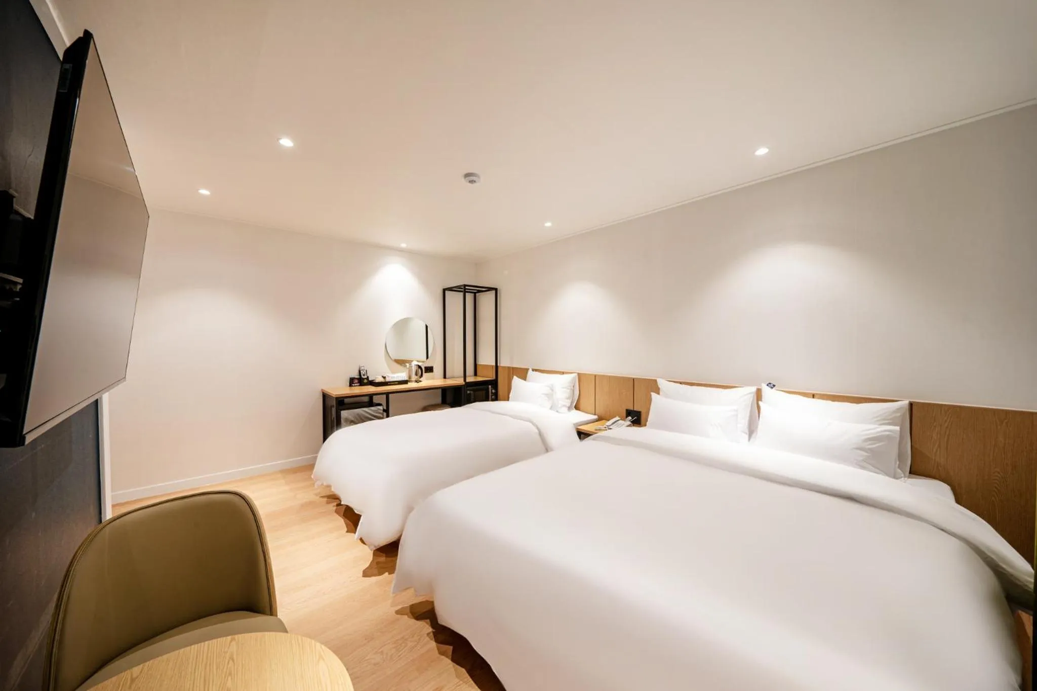 Bedroom, Bed in Hound Hotel Gumi indong