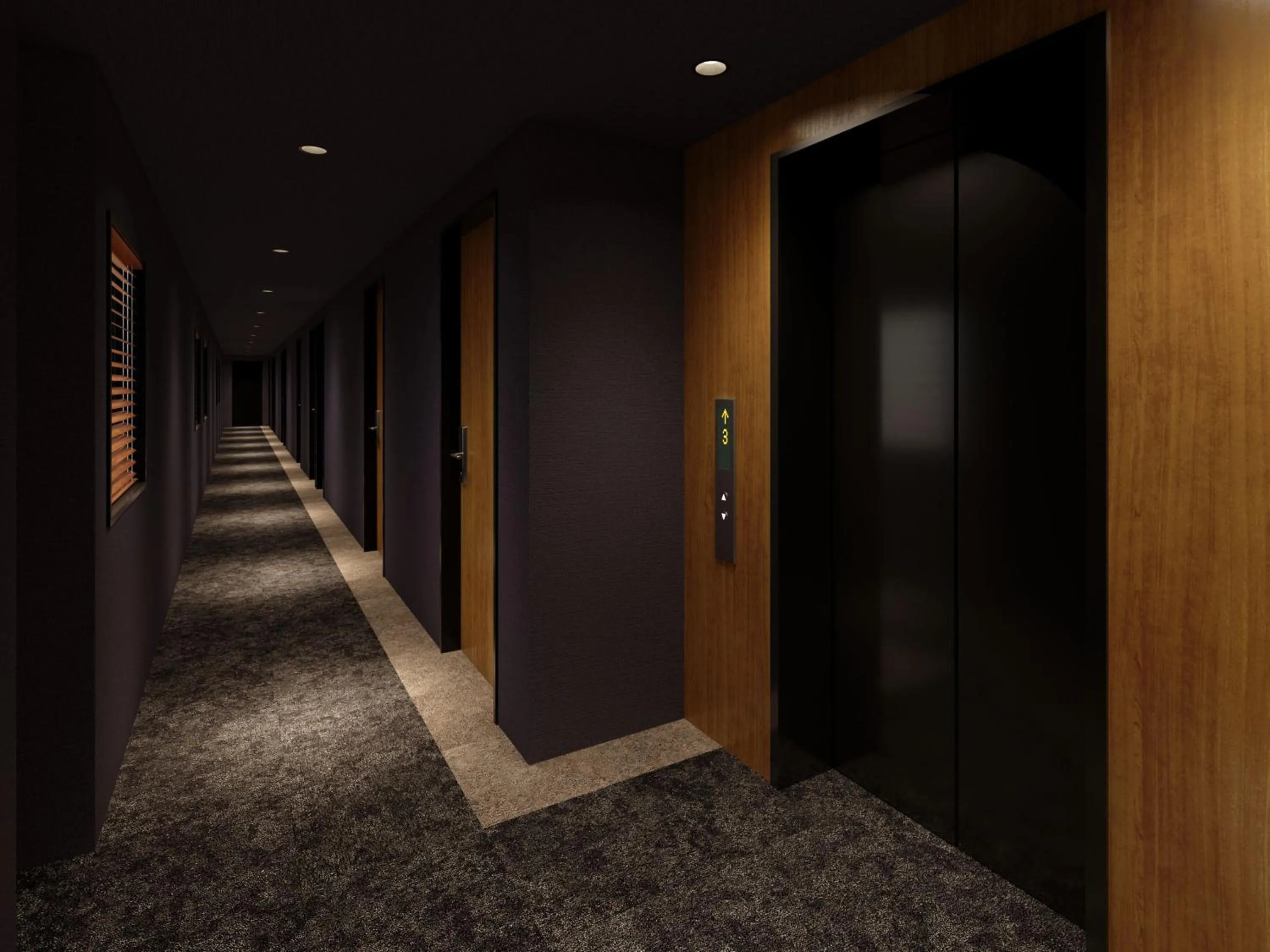 elevator in Nest Hotel Tokyo Yaesu