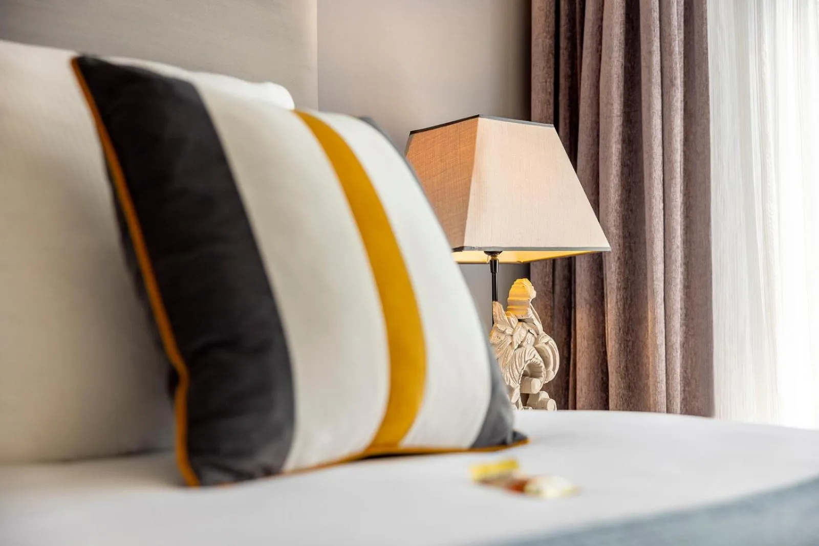 Decorative detail, Bed in Jupiter Hotel