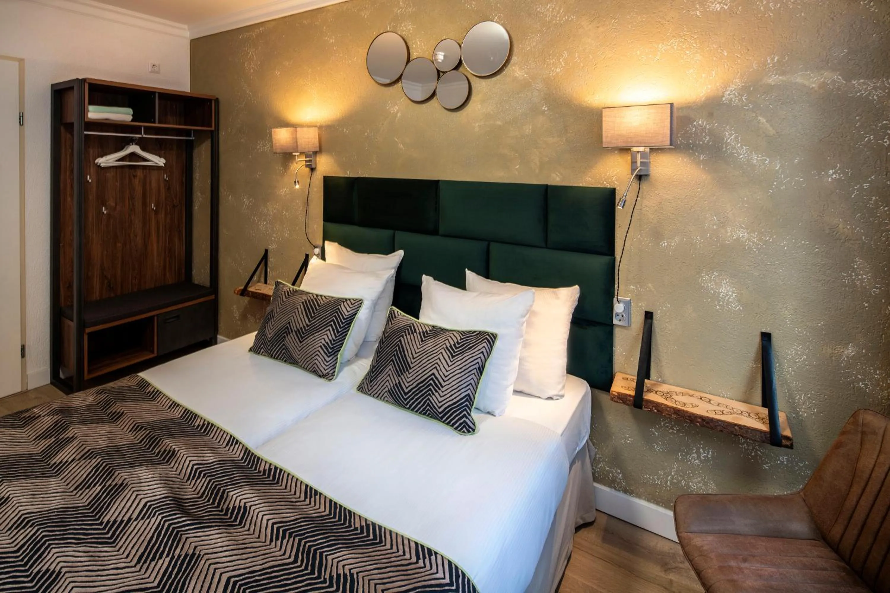 Bed in Jupiter Hotel