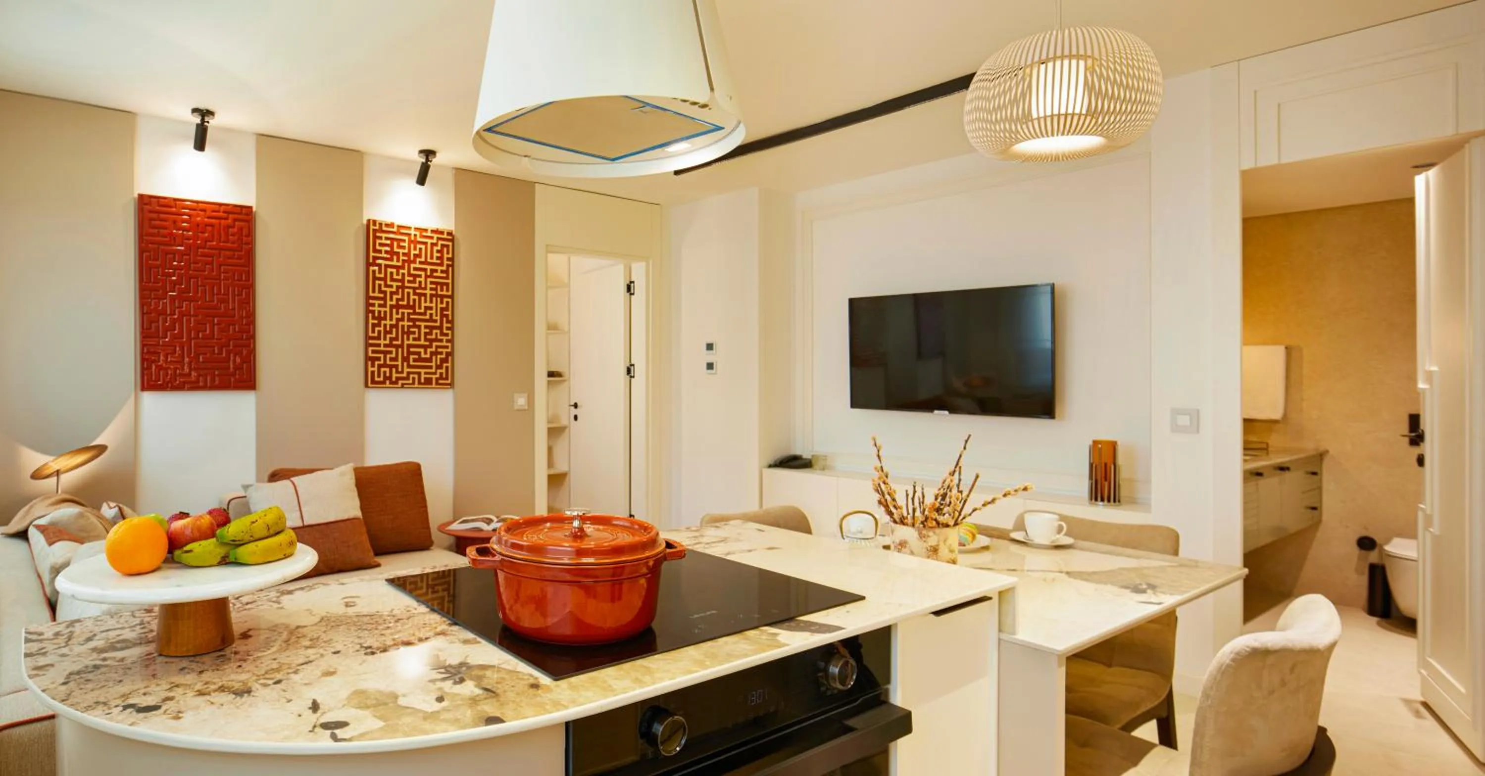 kitchen in G Residences Gayrettepe