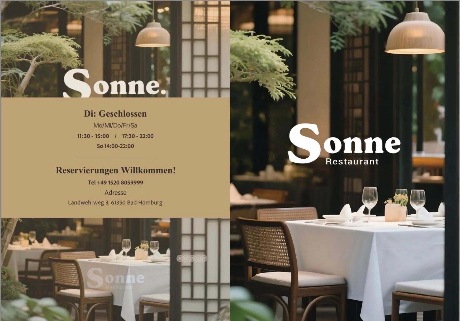 Restaurant/places to eat in Hotel Sonne