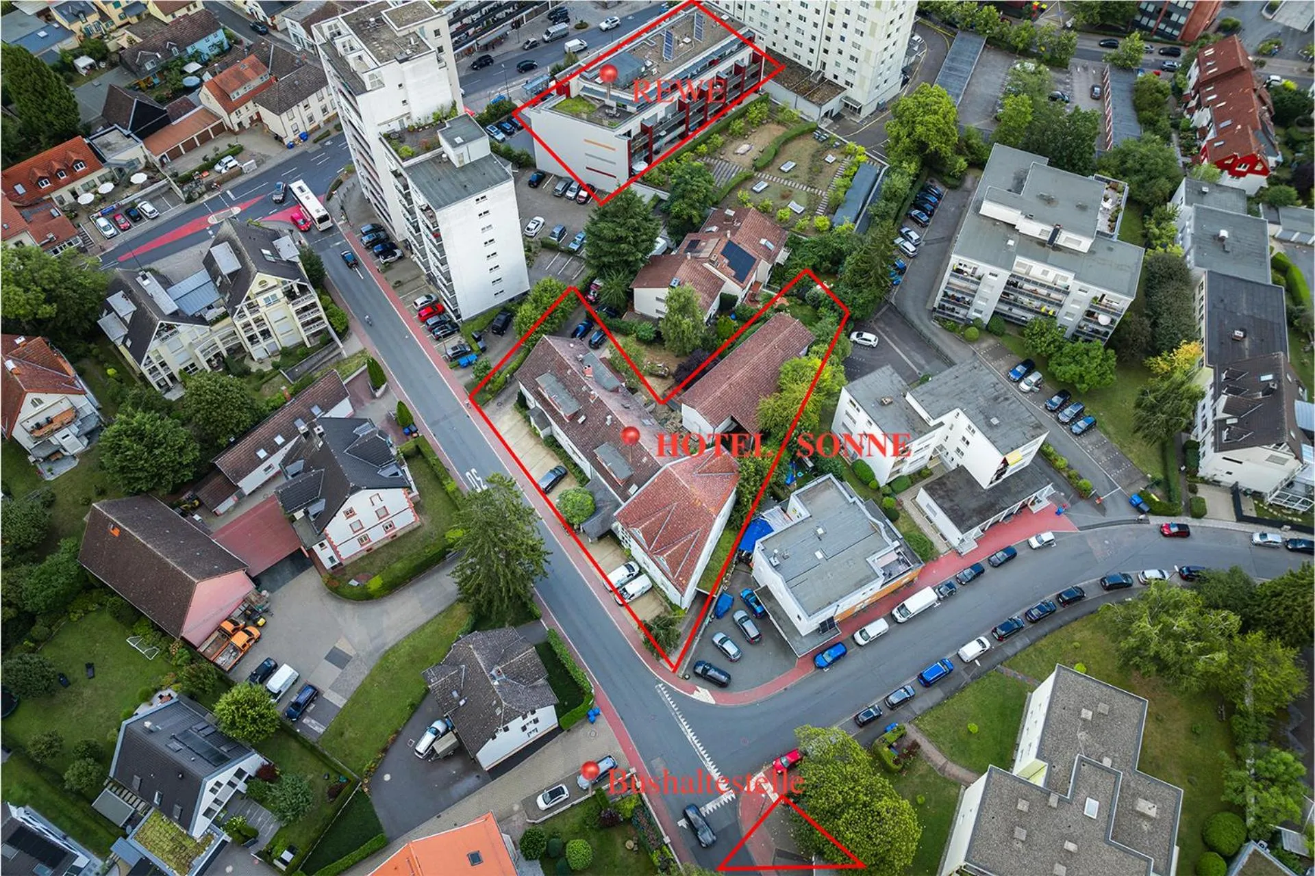 Property building in Hotel Sonne