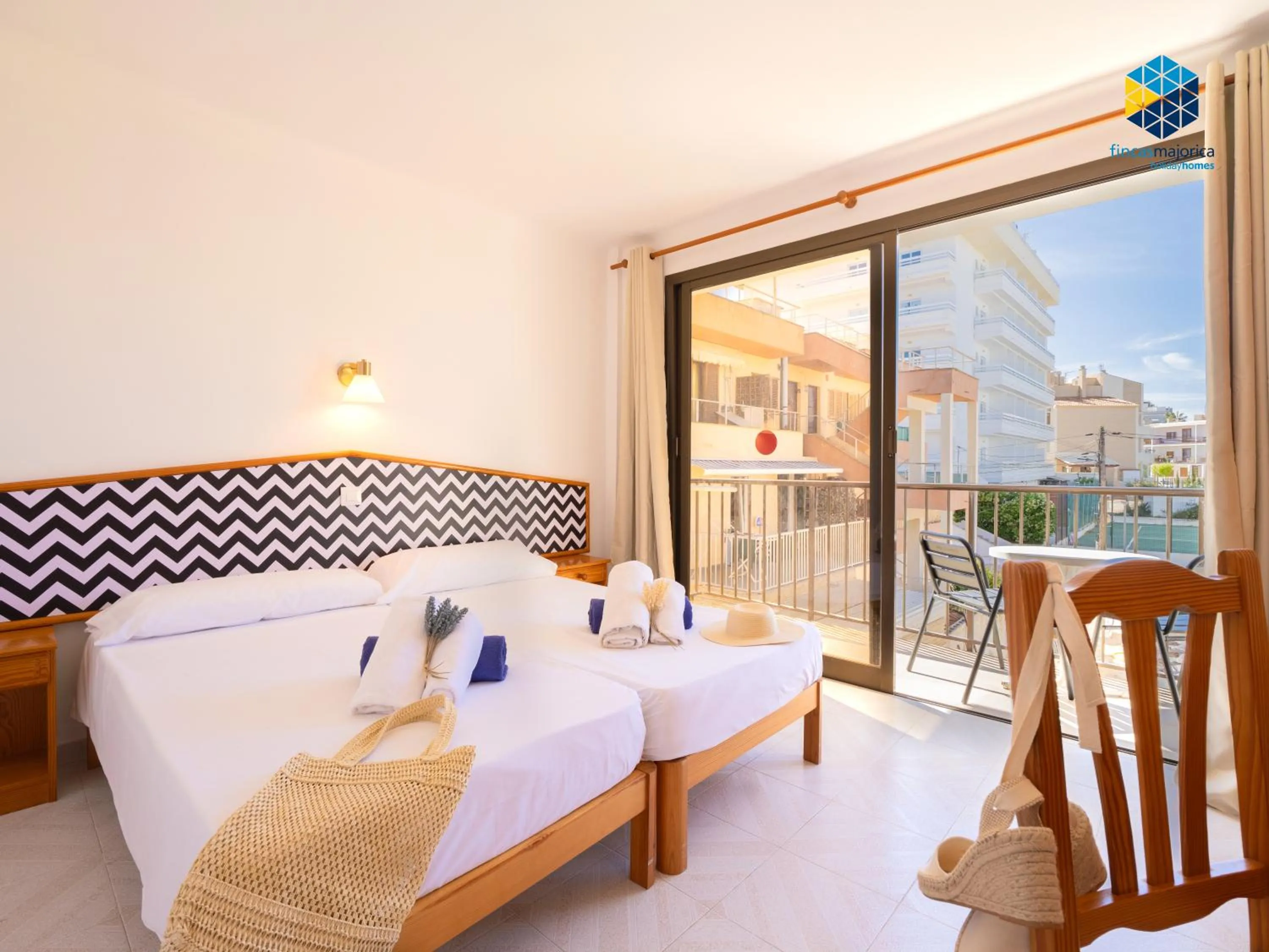 Bed in Apartamentos Bella María