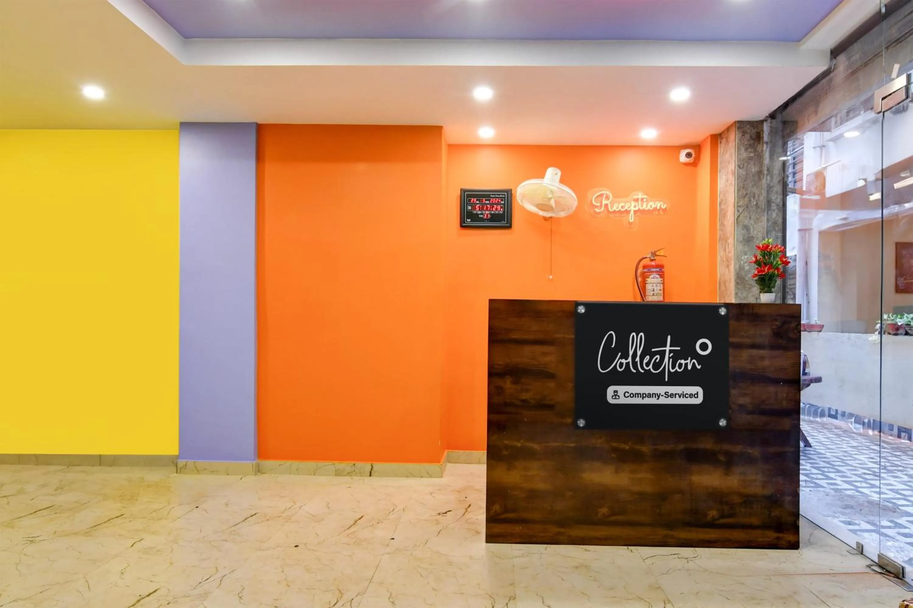 Lobby or reception in Super Collection O New Town Near OM Sweets Formerly Shiva Inn