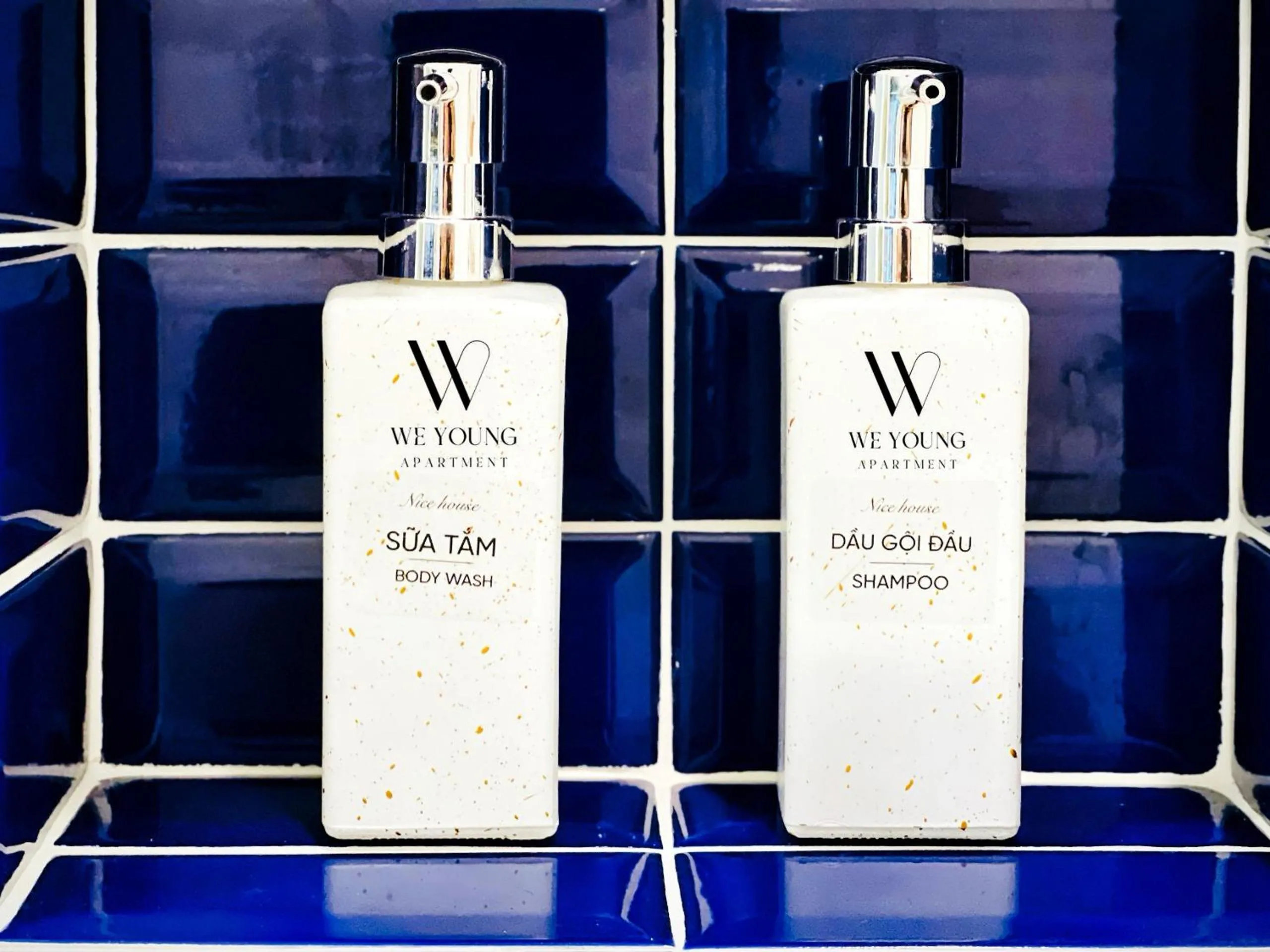 Shower in We Young Apartments by HOFs - Fireworks & Ocean view