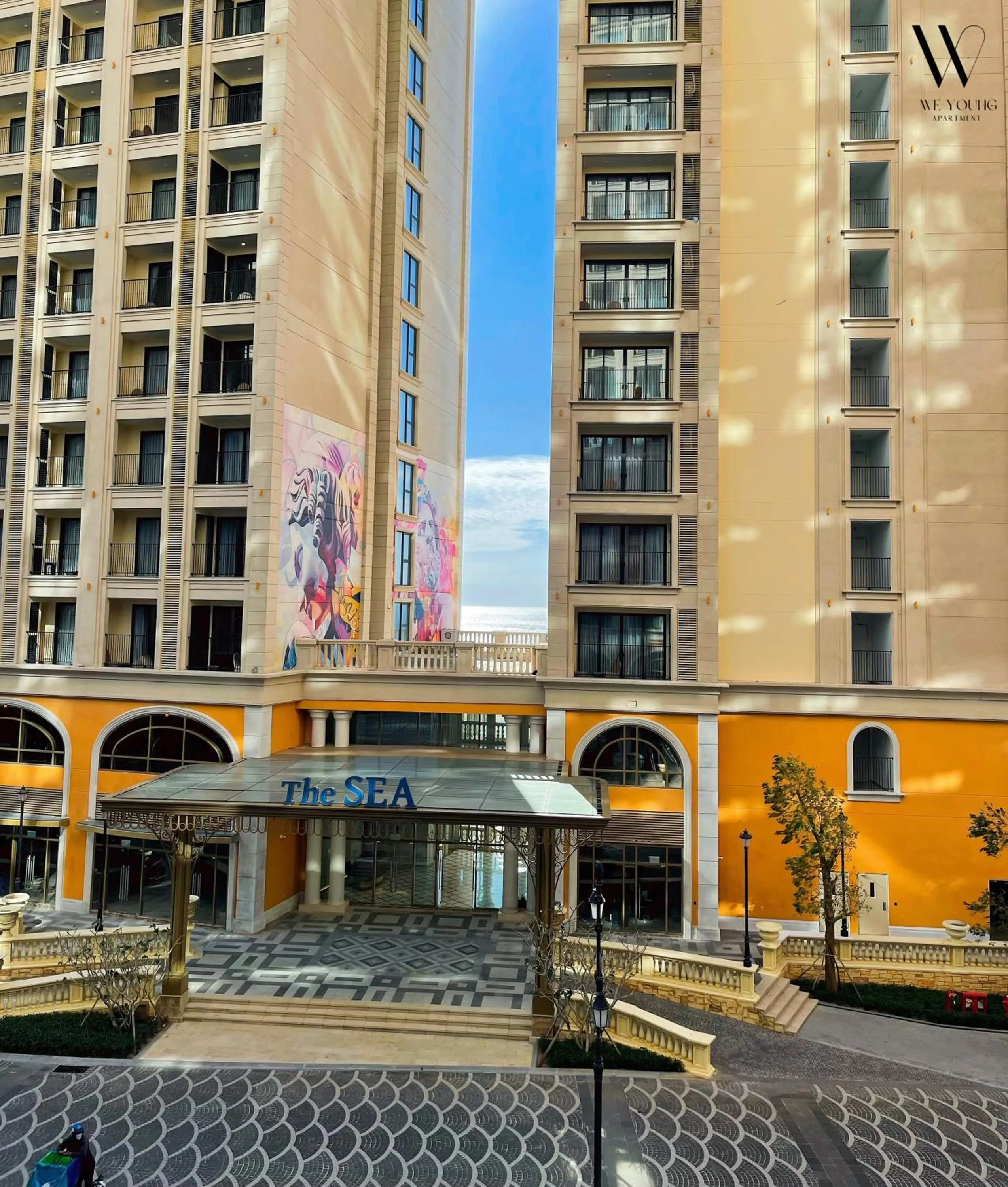 City view in We Young Apartments by HOFs - Fireworks & Ocean view