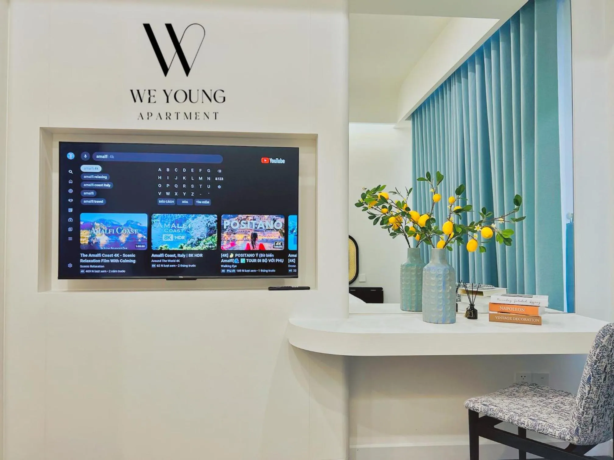 TV and multimedia in We Young Apartments by HOFs - Fireworks & Ocean view