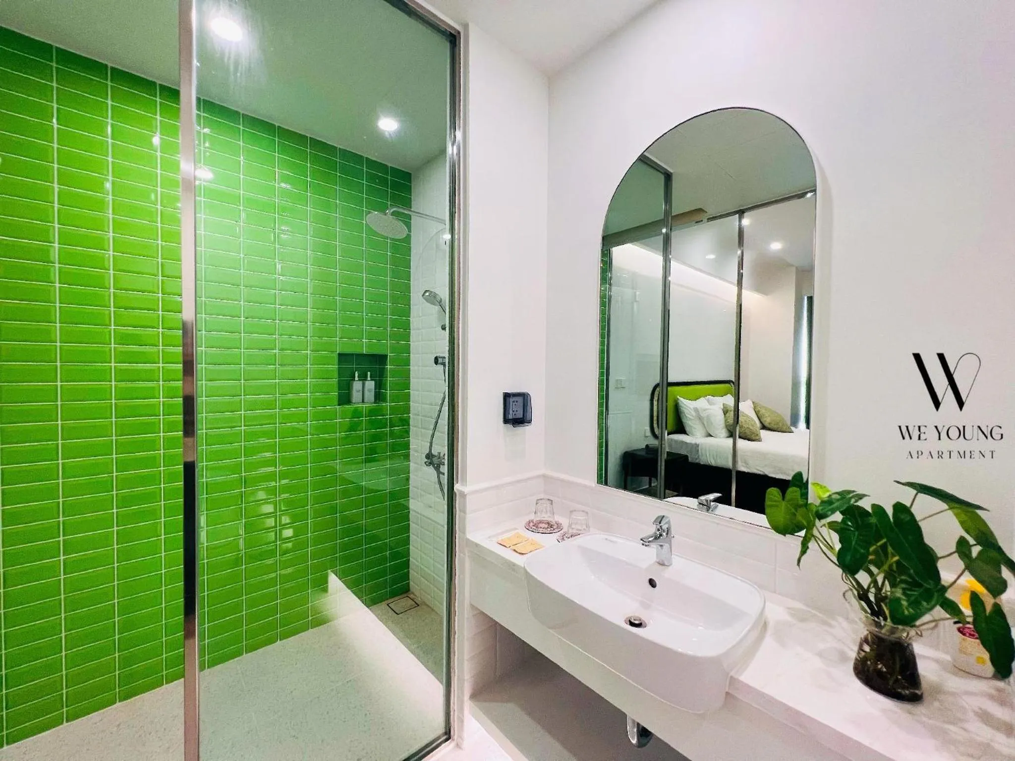Bathroom in We Young Apartments by HOFs - Fireworks & Ocean view