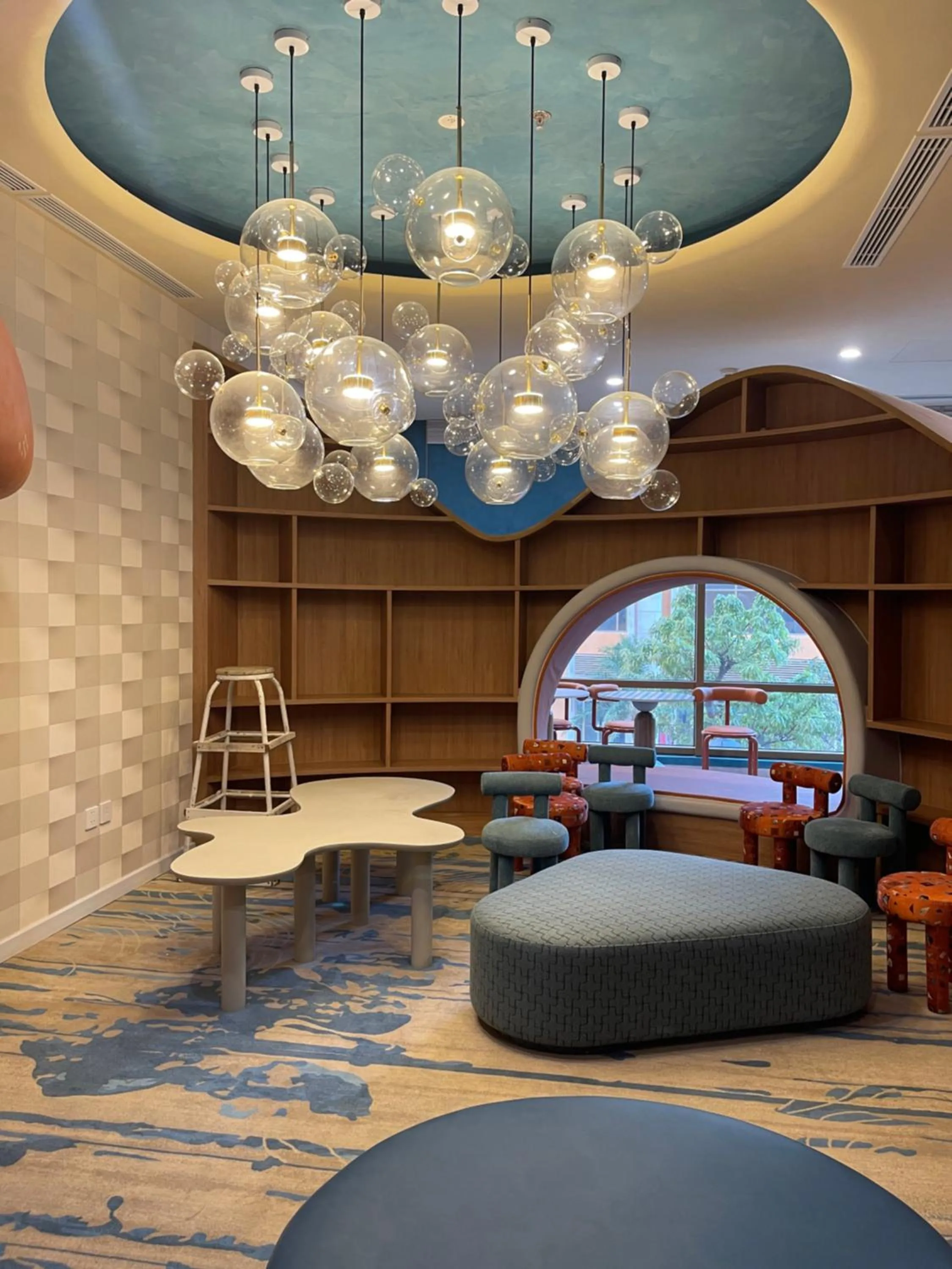 Seating area in We Young Apartments by HOFs - Fireworks & Ocean view