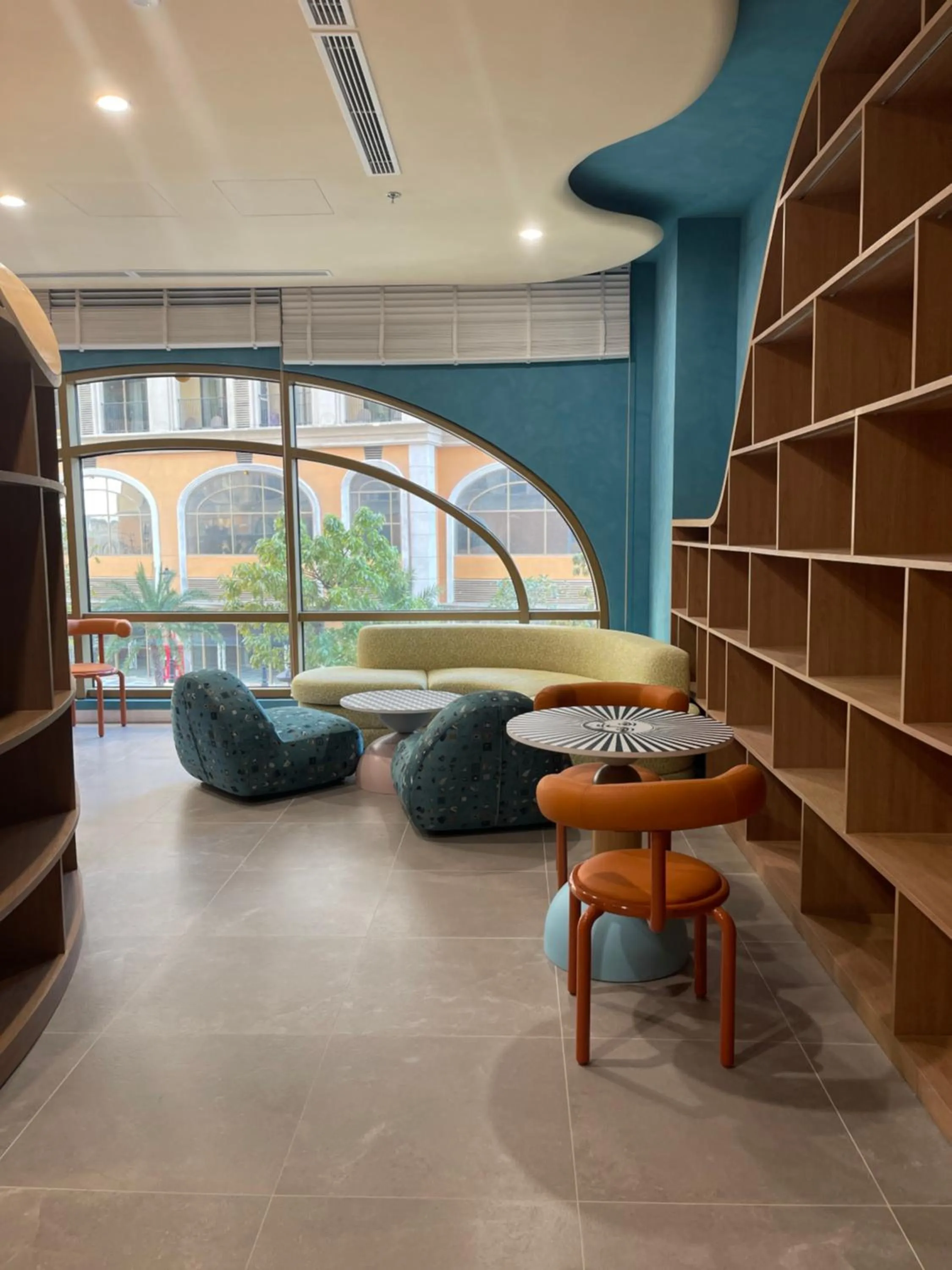 Seating area in We Young Apartments by HOFs - Fireworks & Ocean view