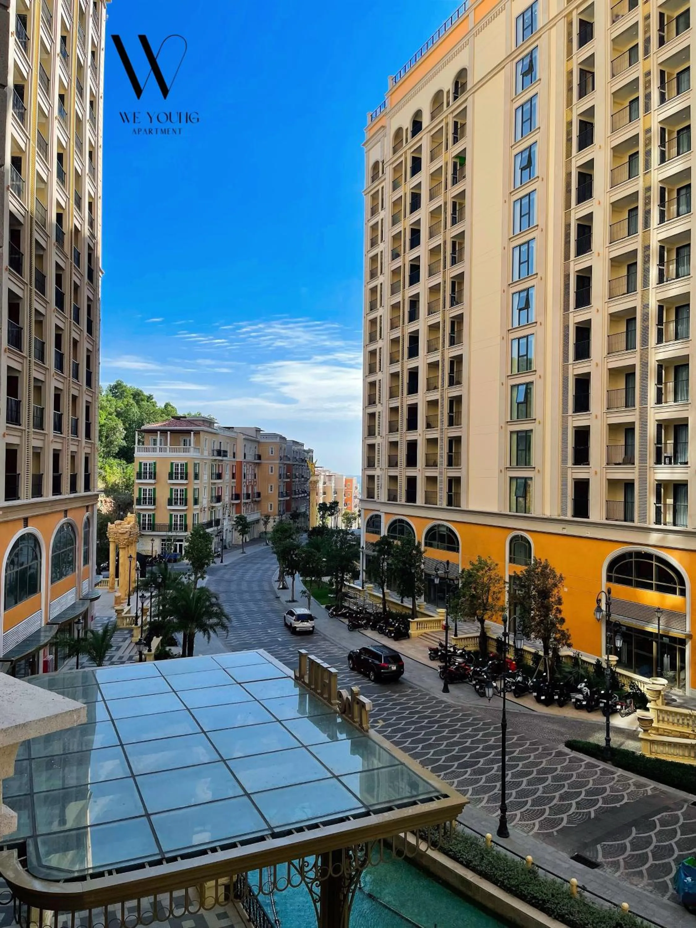 Property building in We Young Apartments by HOFs - Fireworks & Ocean view