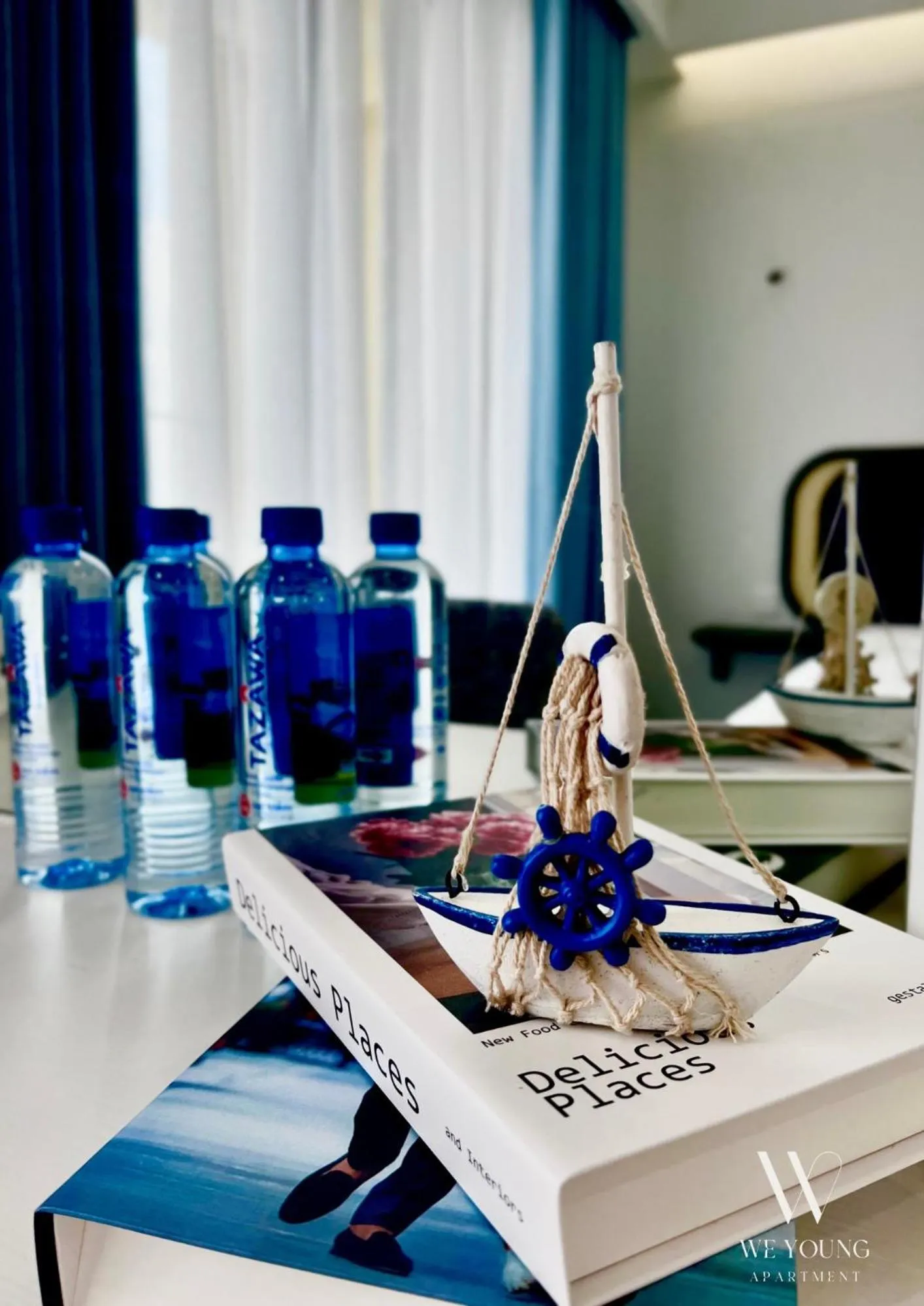 Decorative detail in We Young Apartments by HOFs - Fireworks & Ocean view