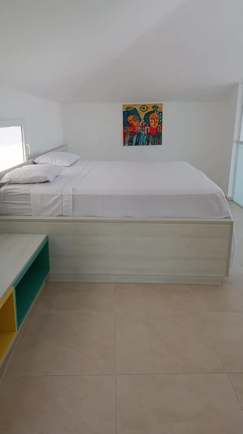 Bed in ApartHotel Praia dos Carneiros