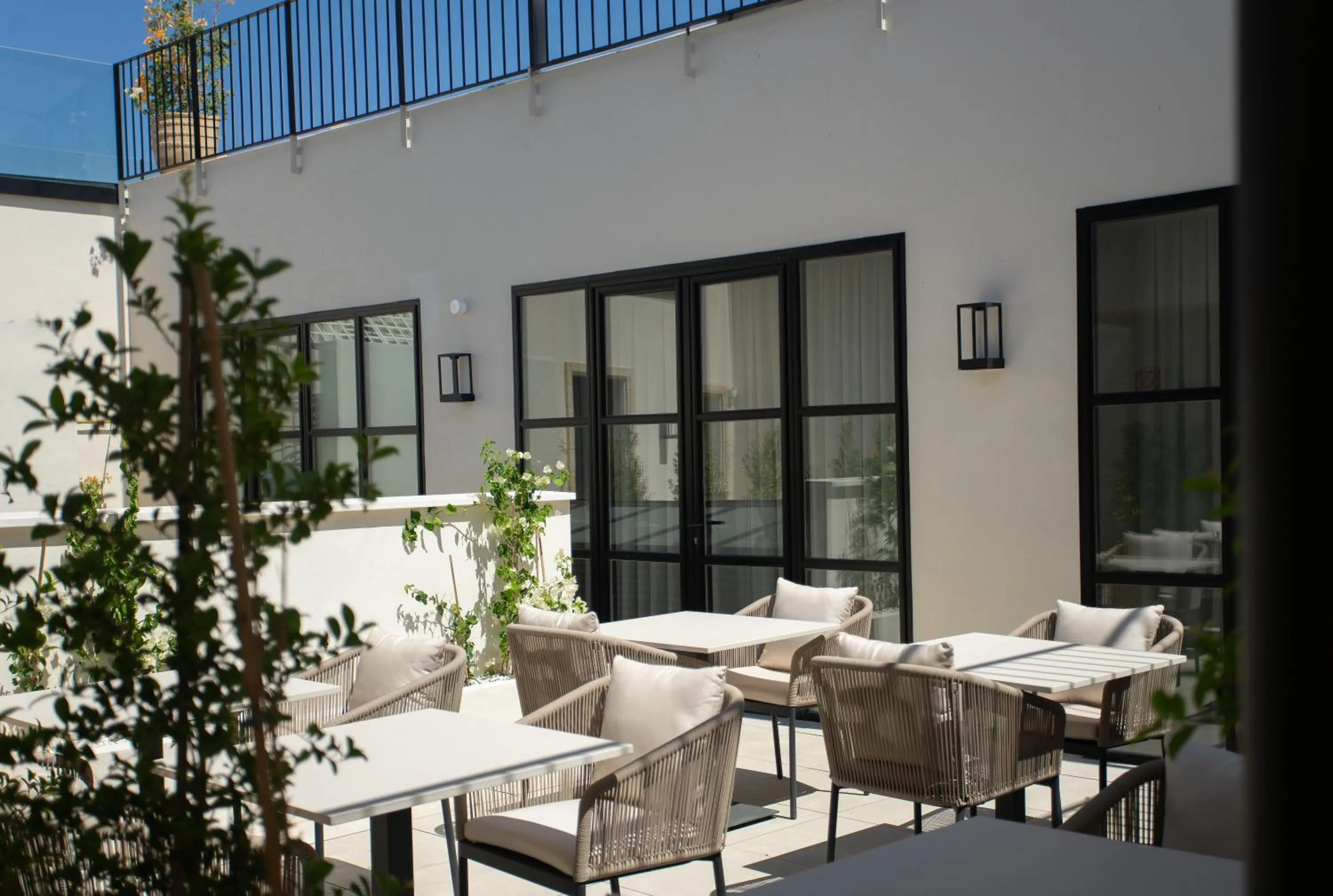 Patio in Hotel Boutique Sidonia