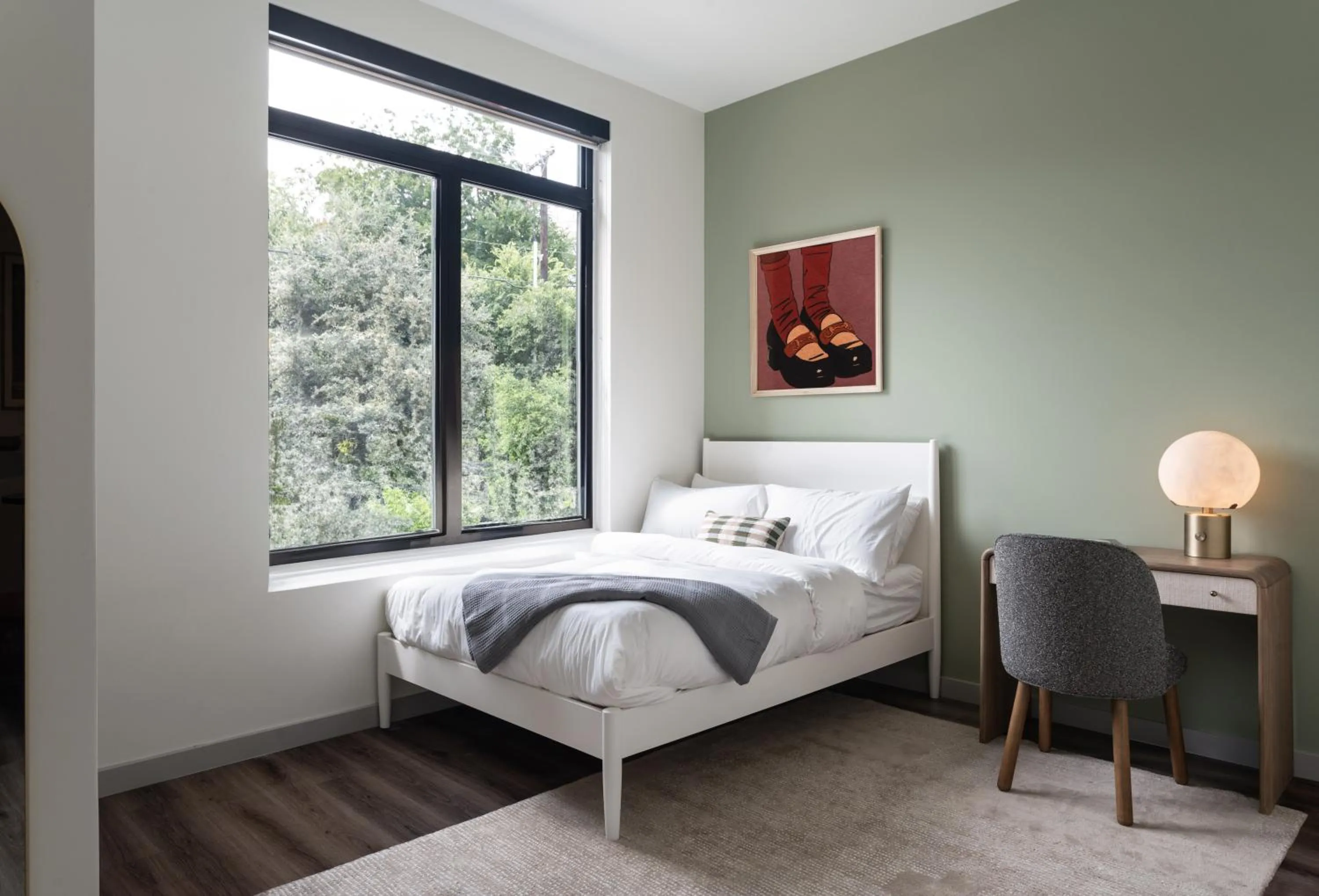 Bedroom, Bed in Mint House Fort Worth - Cultural District