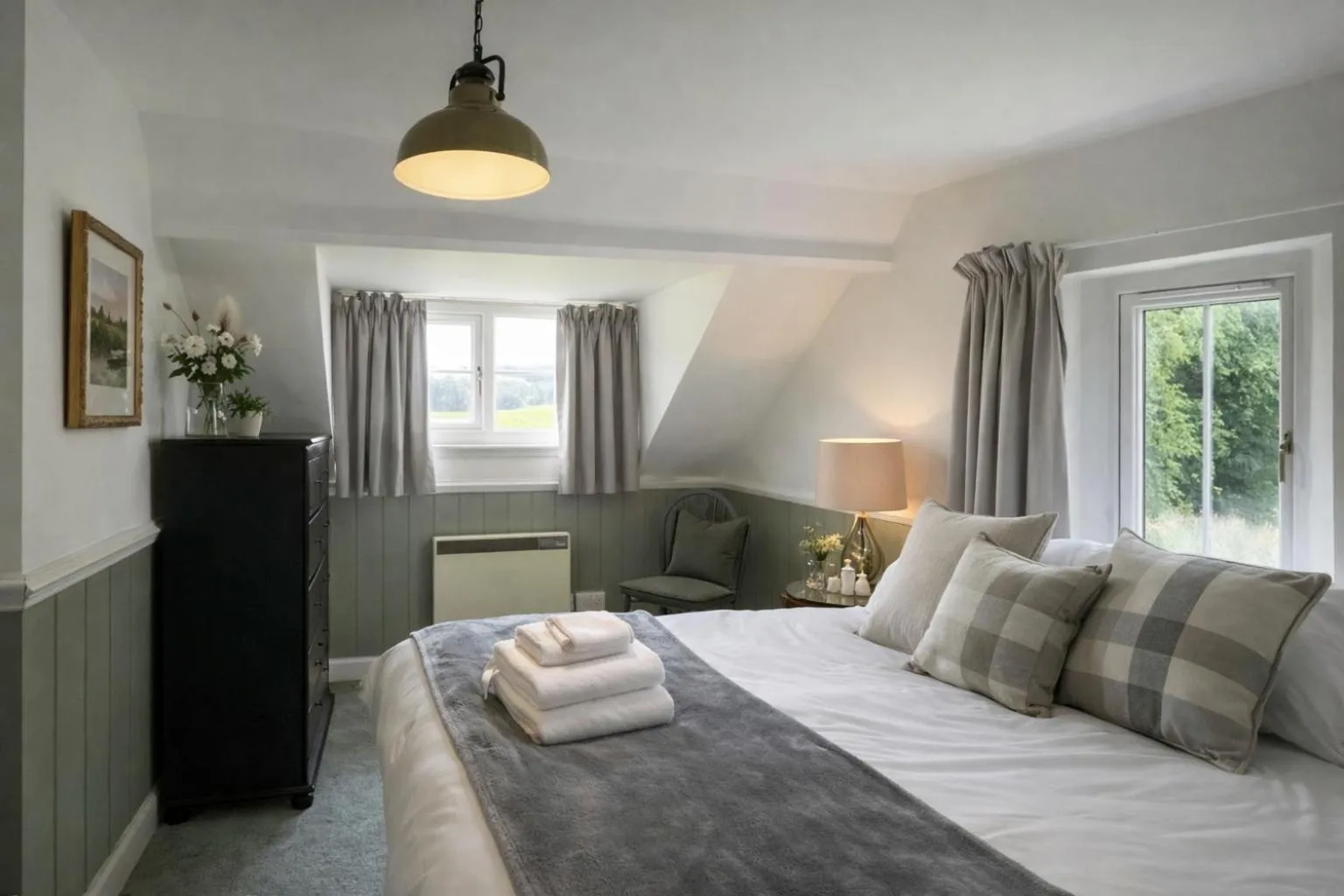 Bed in Friars Carse Country House Hotel