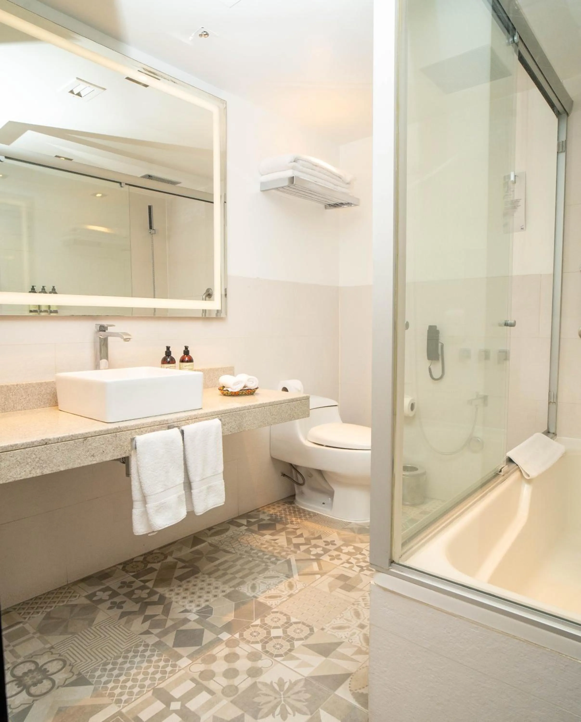 Shower in Novotel Cusco