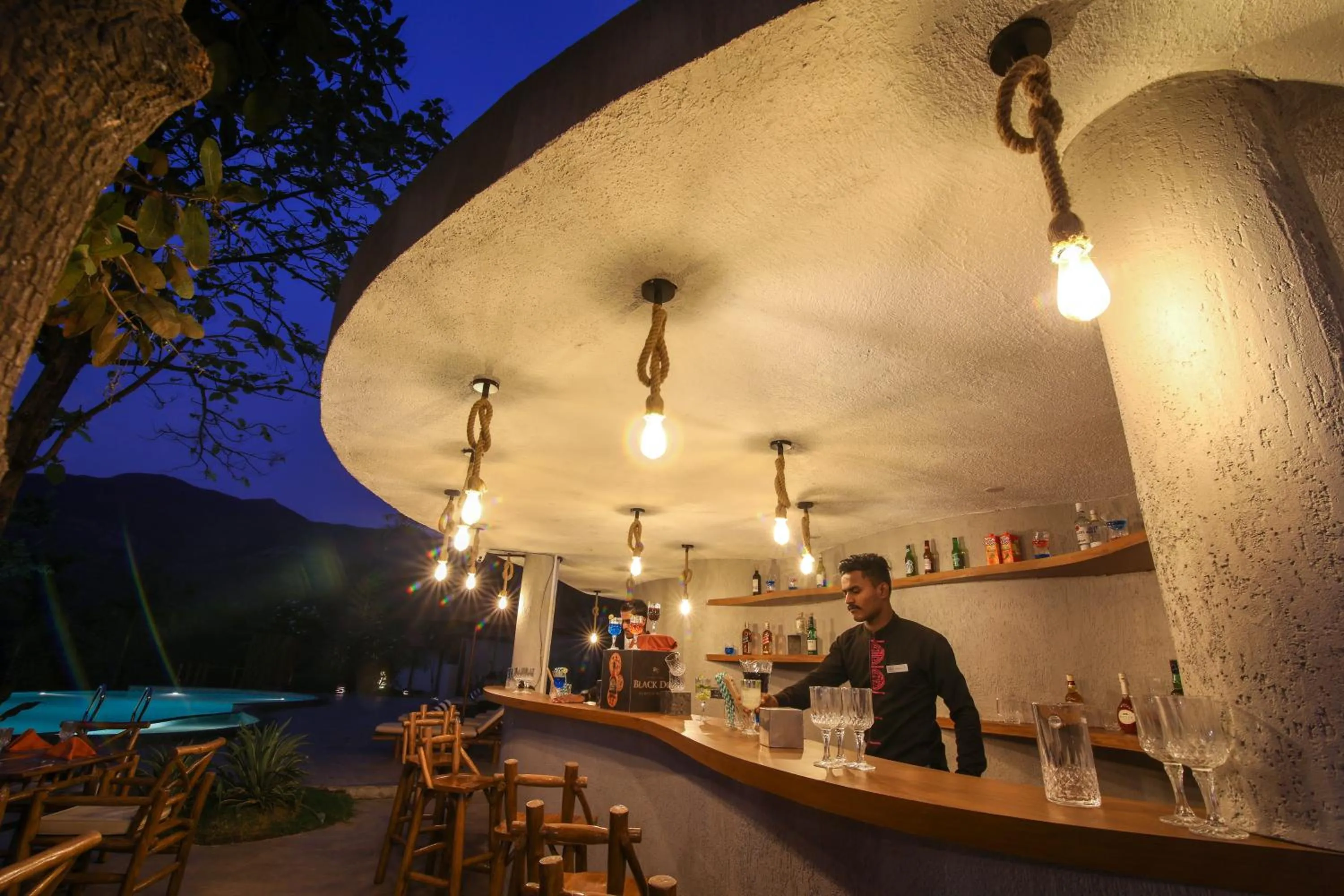 Lounge or bar in Toyam by Orchid Hotels