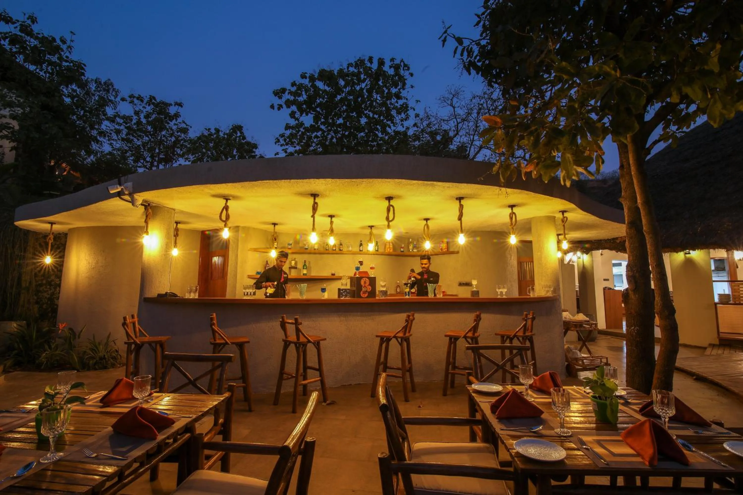 Lounge or bar in Toyam by Orchid Hotels