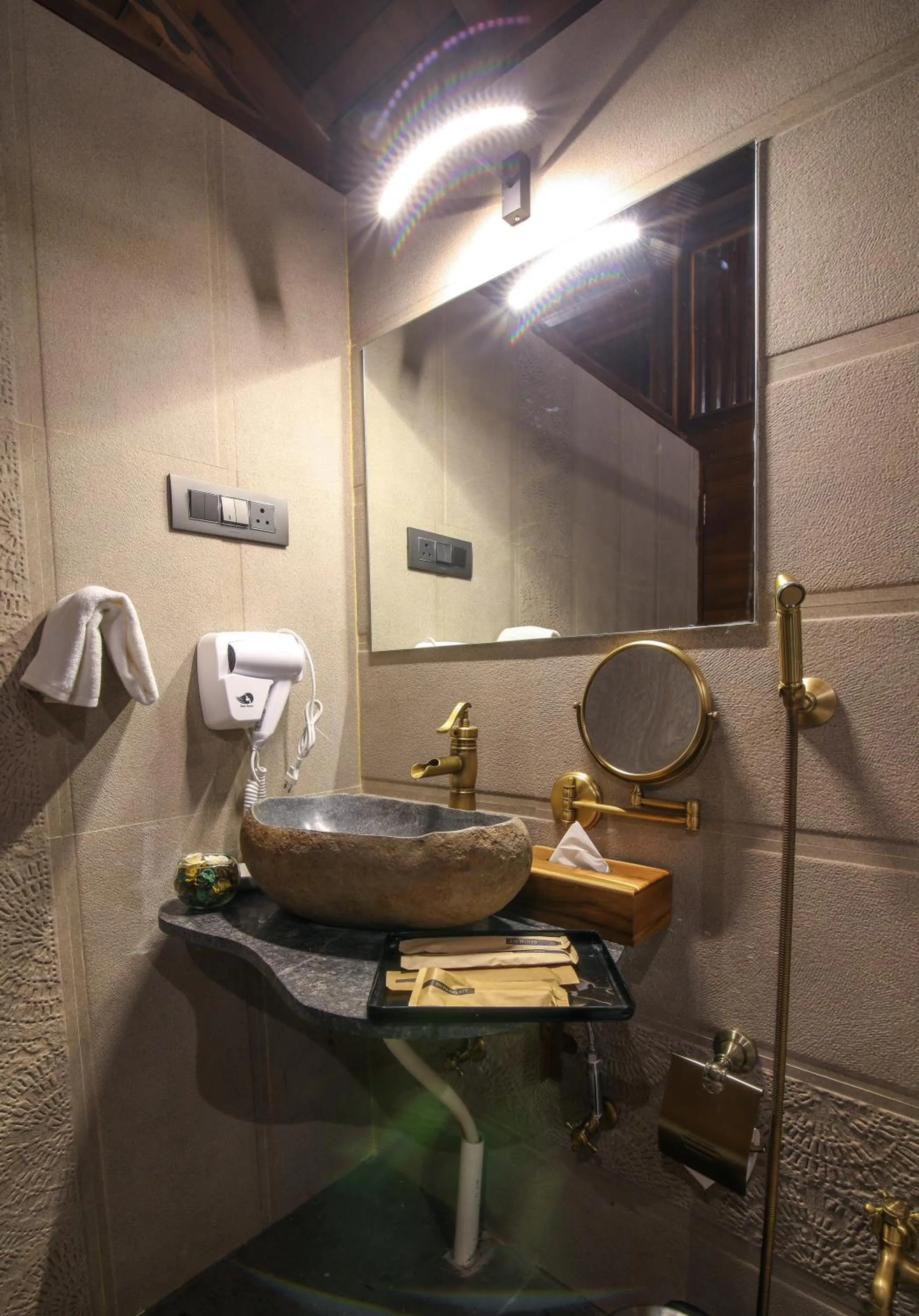 Bathroom in Toyam by Orchid Hotels