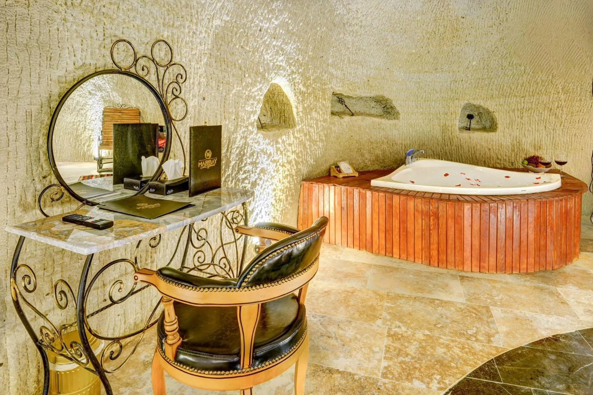 Hot Tub in Marbay Cave Cappadocia