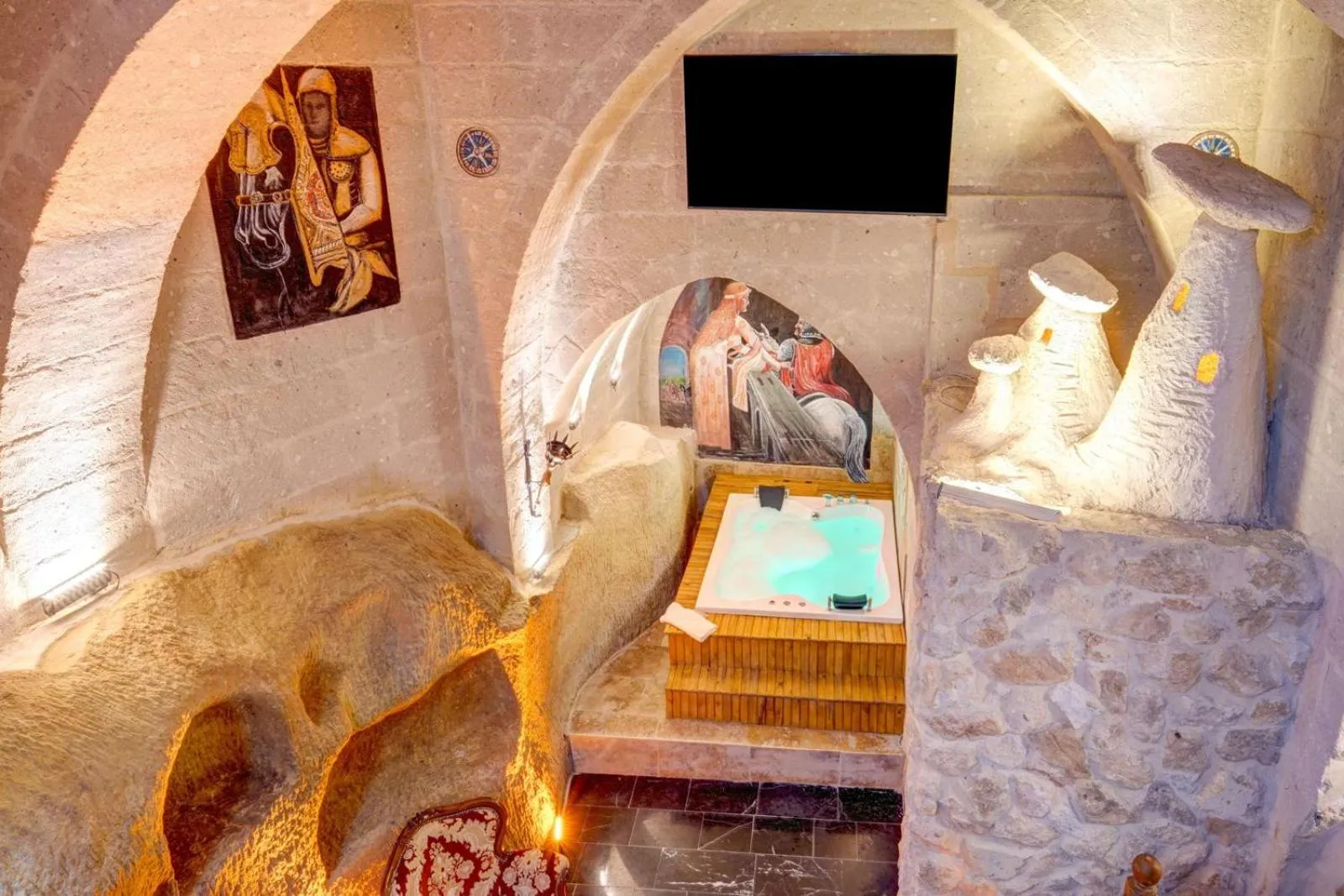Photo of the whole room in Marbay Cave Cappadocia