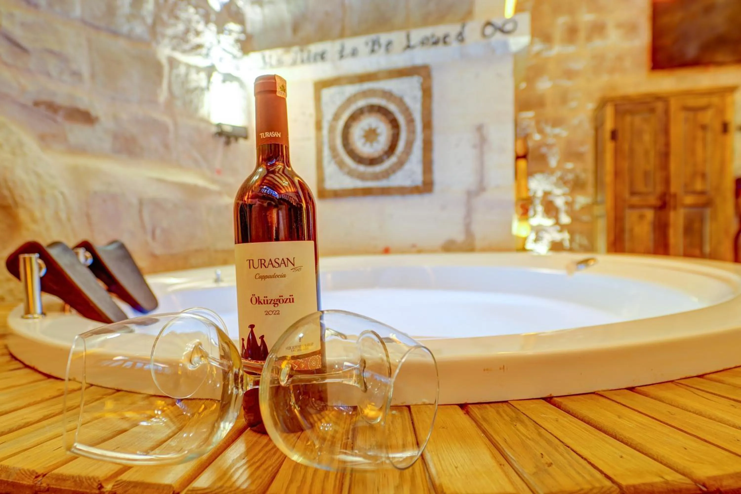 Hot Tub in Marbay Cave Cappadocia