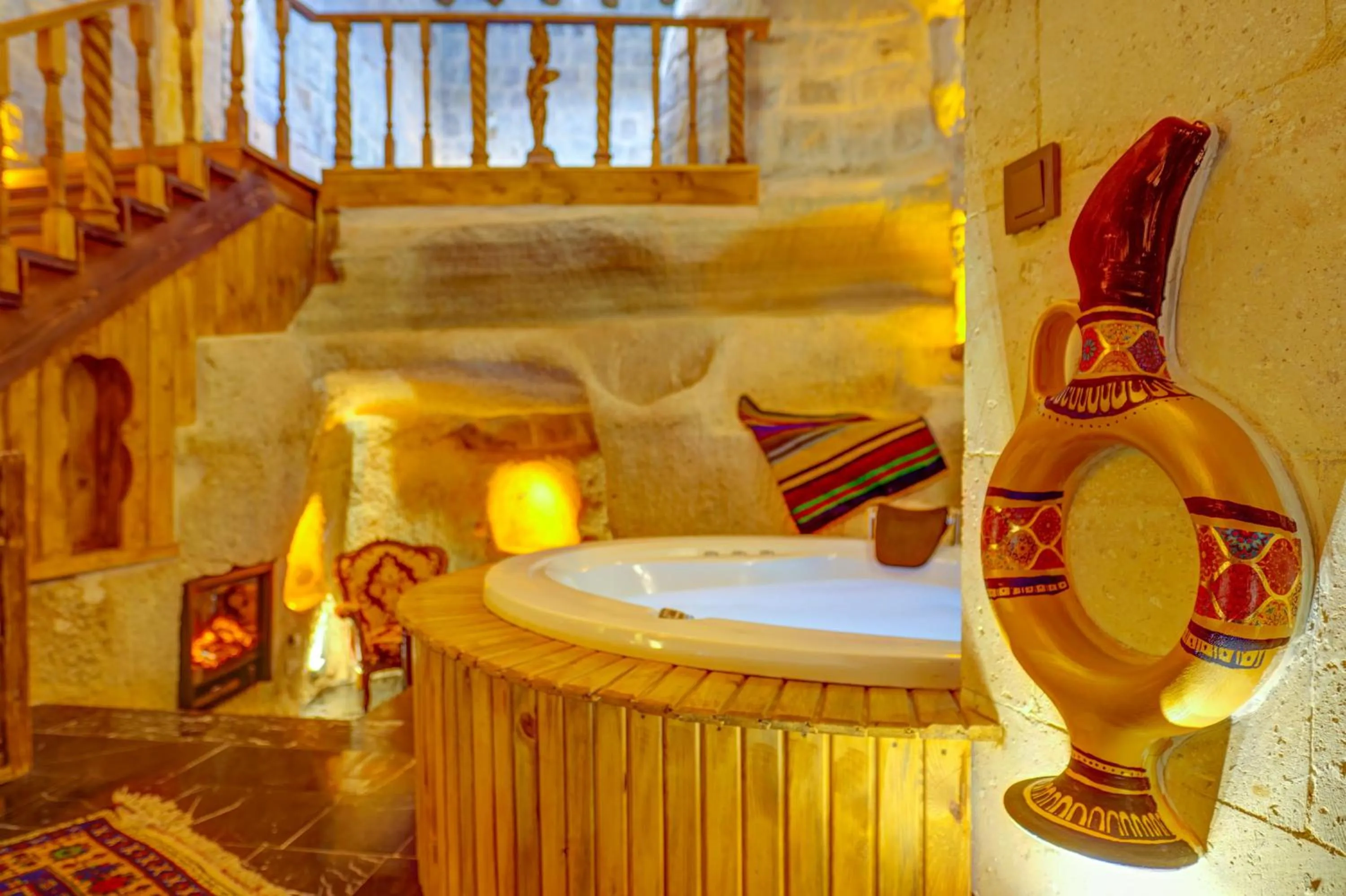 Hot Tub in Marbay Cave Cappadocia