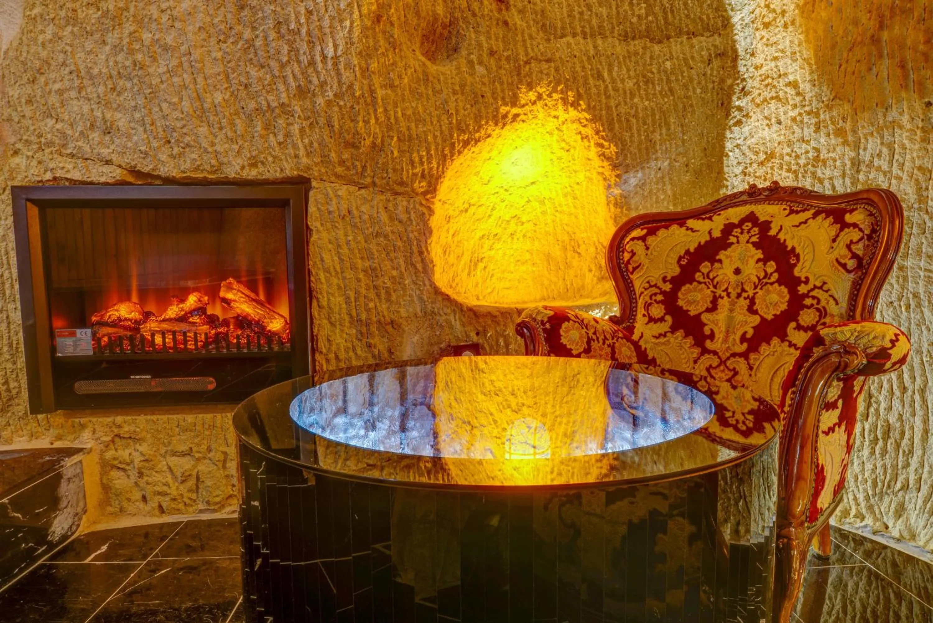 Decorative detail in Marbay Cave Cappadocia