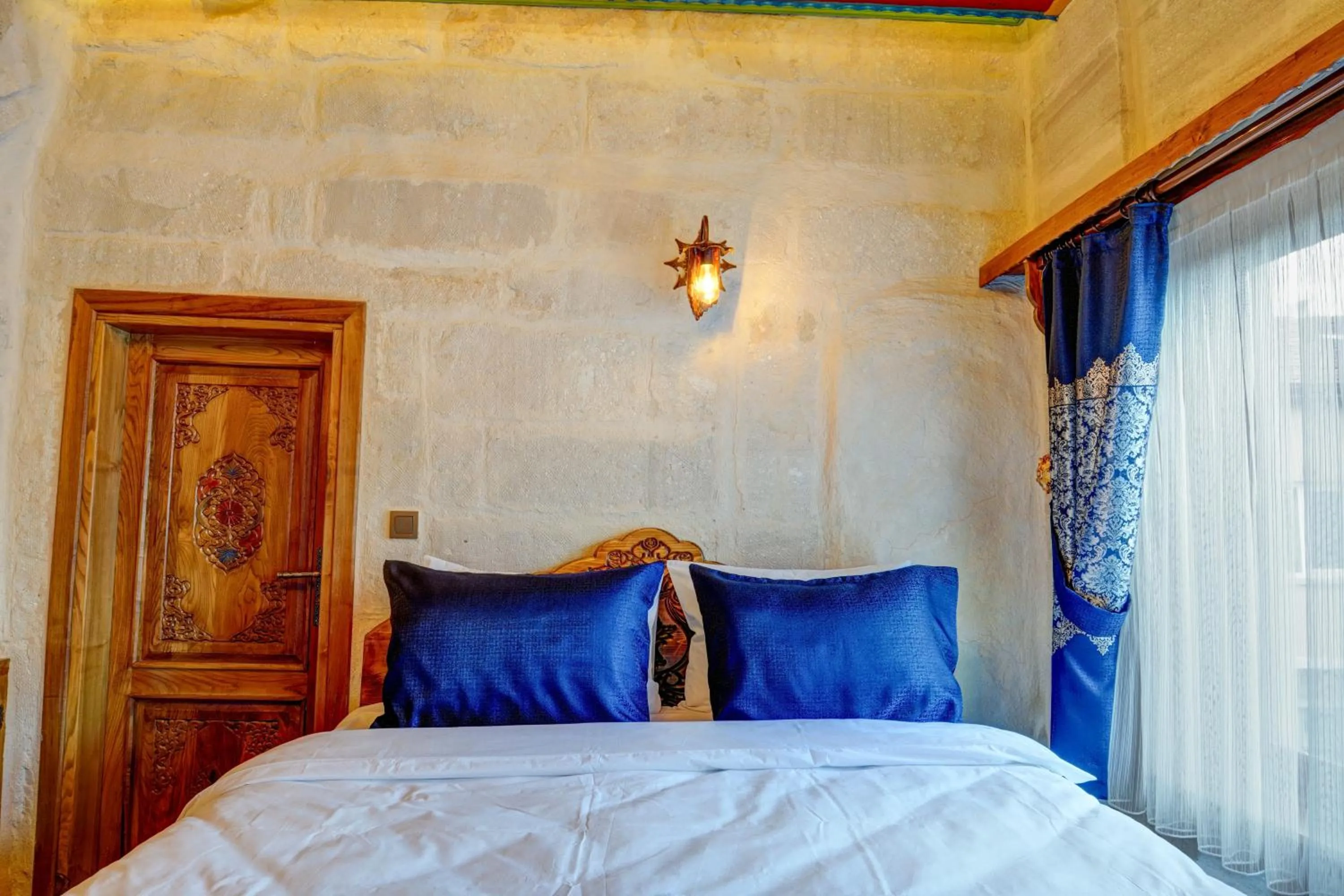 Bed in Marbay Cave Cappadocia