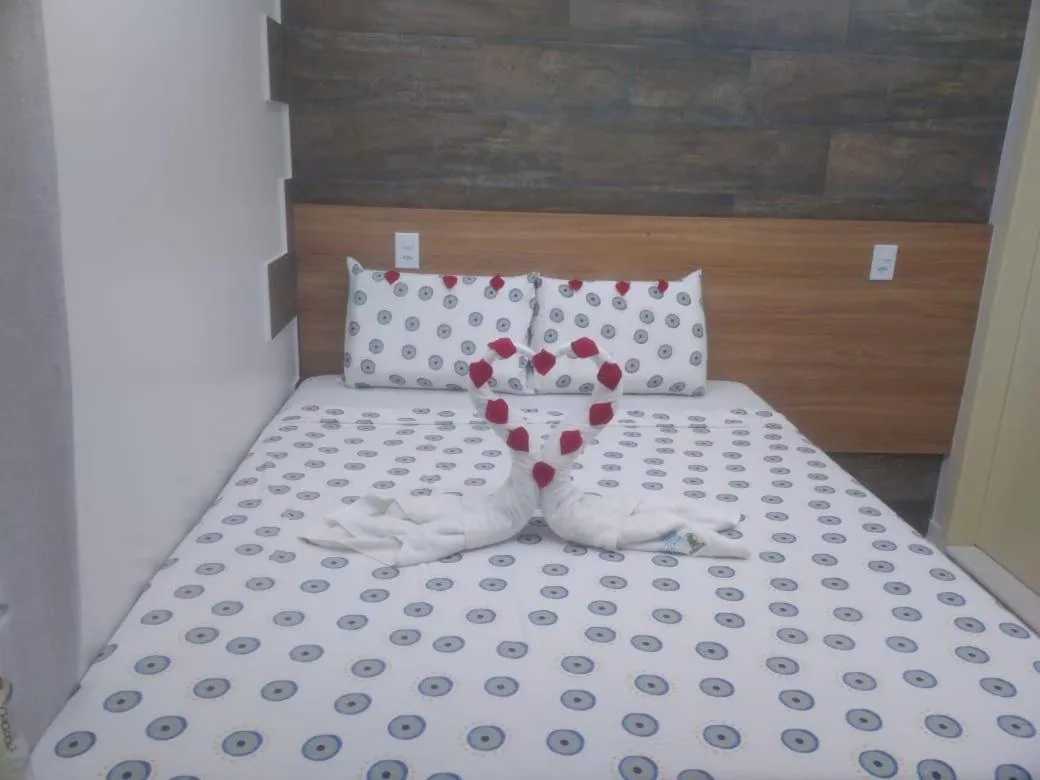 Photo of the whole room, Bed in Pousada Beija Flor