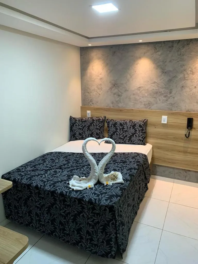 Photo of the whole room, Bed in Pousada Beija Flor