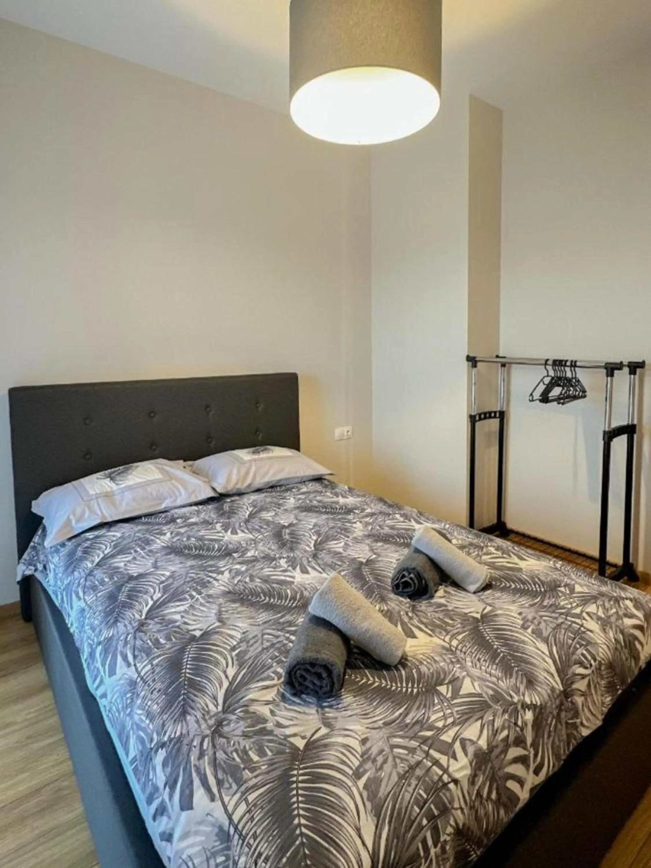 Bed in SoTa Metekhi Hotel