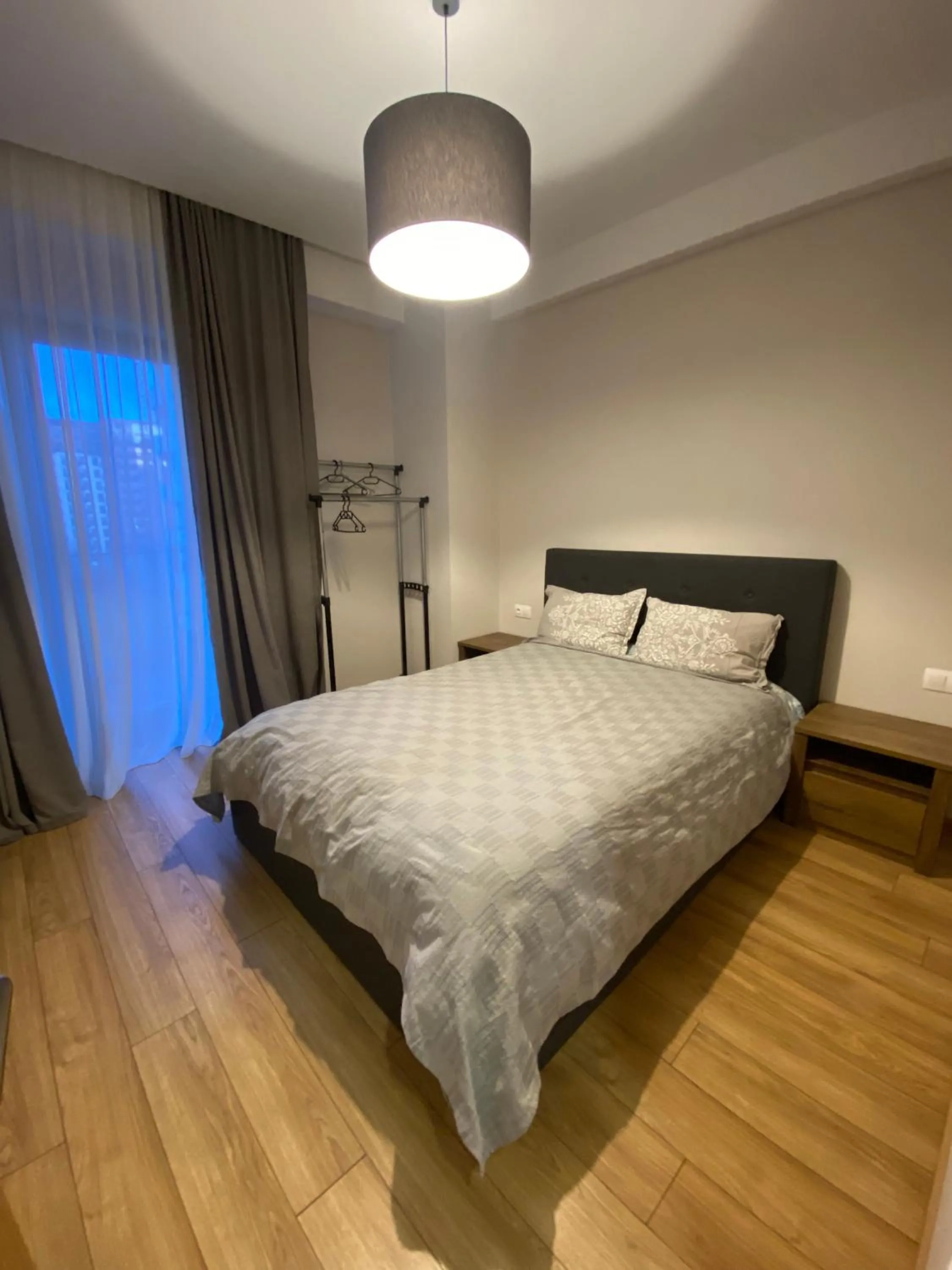 Bed in SoTa Metekhi Hotel