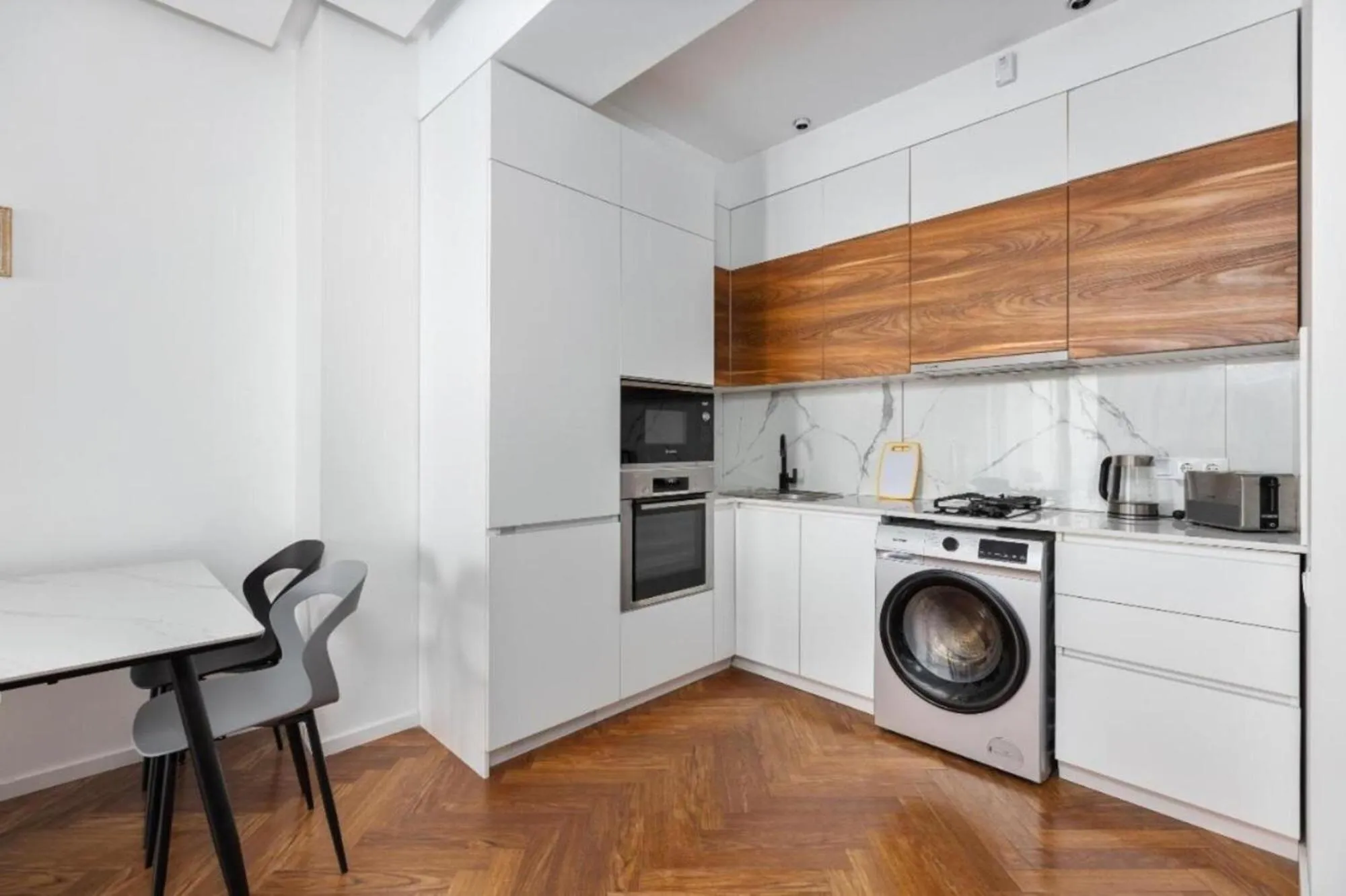 Kitchen or kitchenette in SoTa Metekhi Hotel