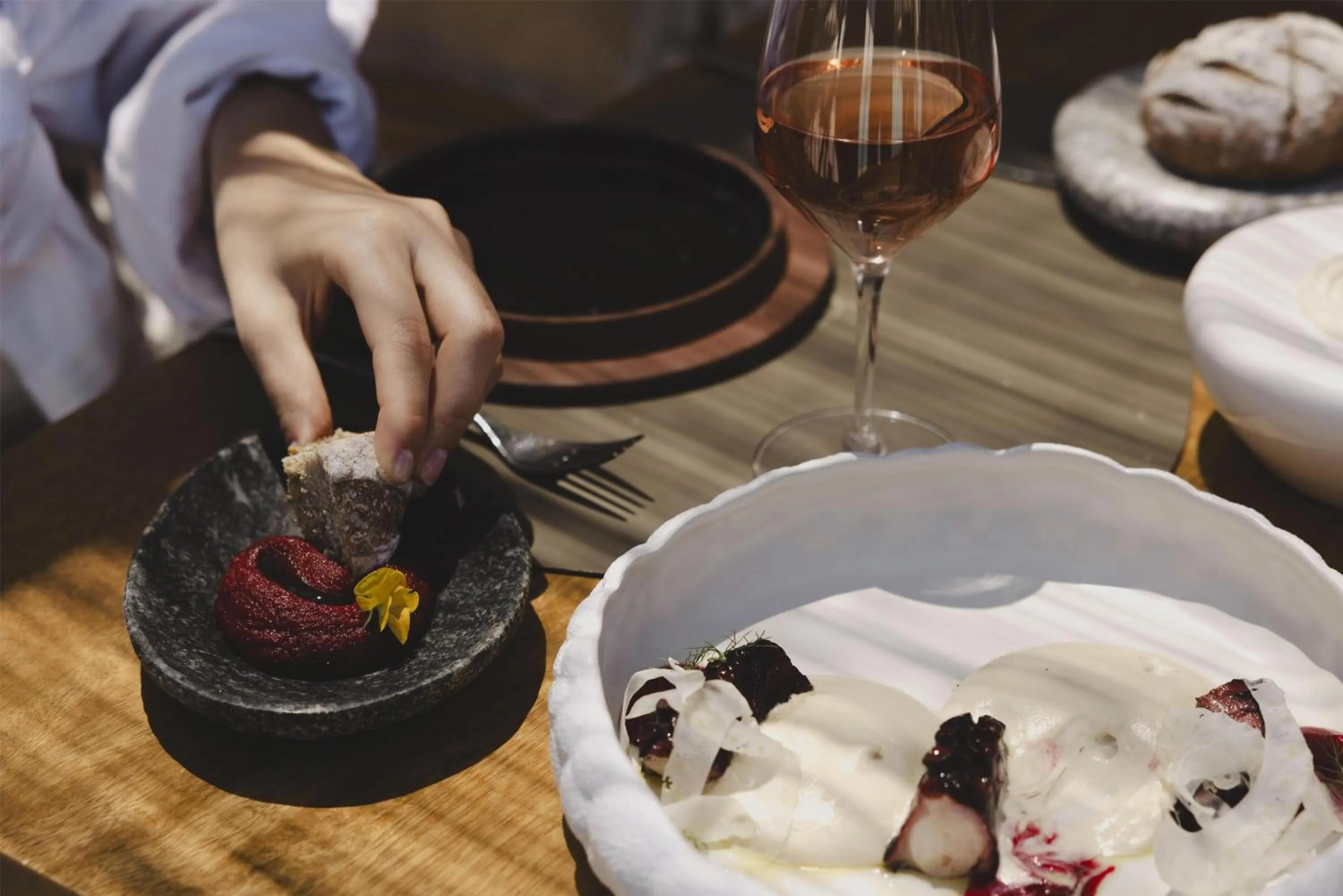 Restaurant/places to eat in Domes Aulus Elounda, Adults only, Curio Collection by Hilton