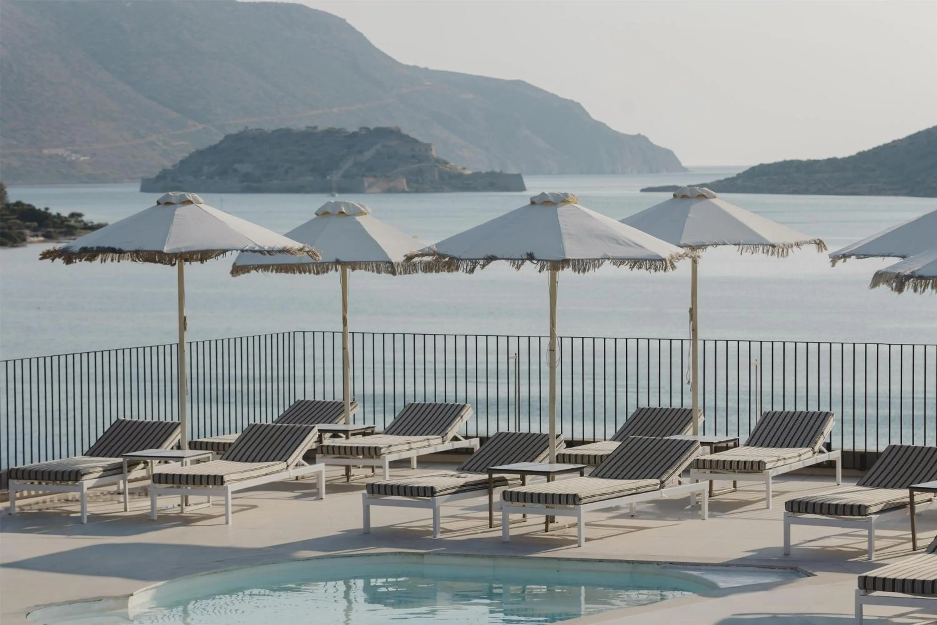 Pool view in Domes Aulus Elounda, Adults only, Curio Collection by Hilton