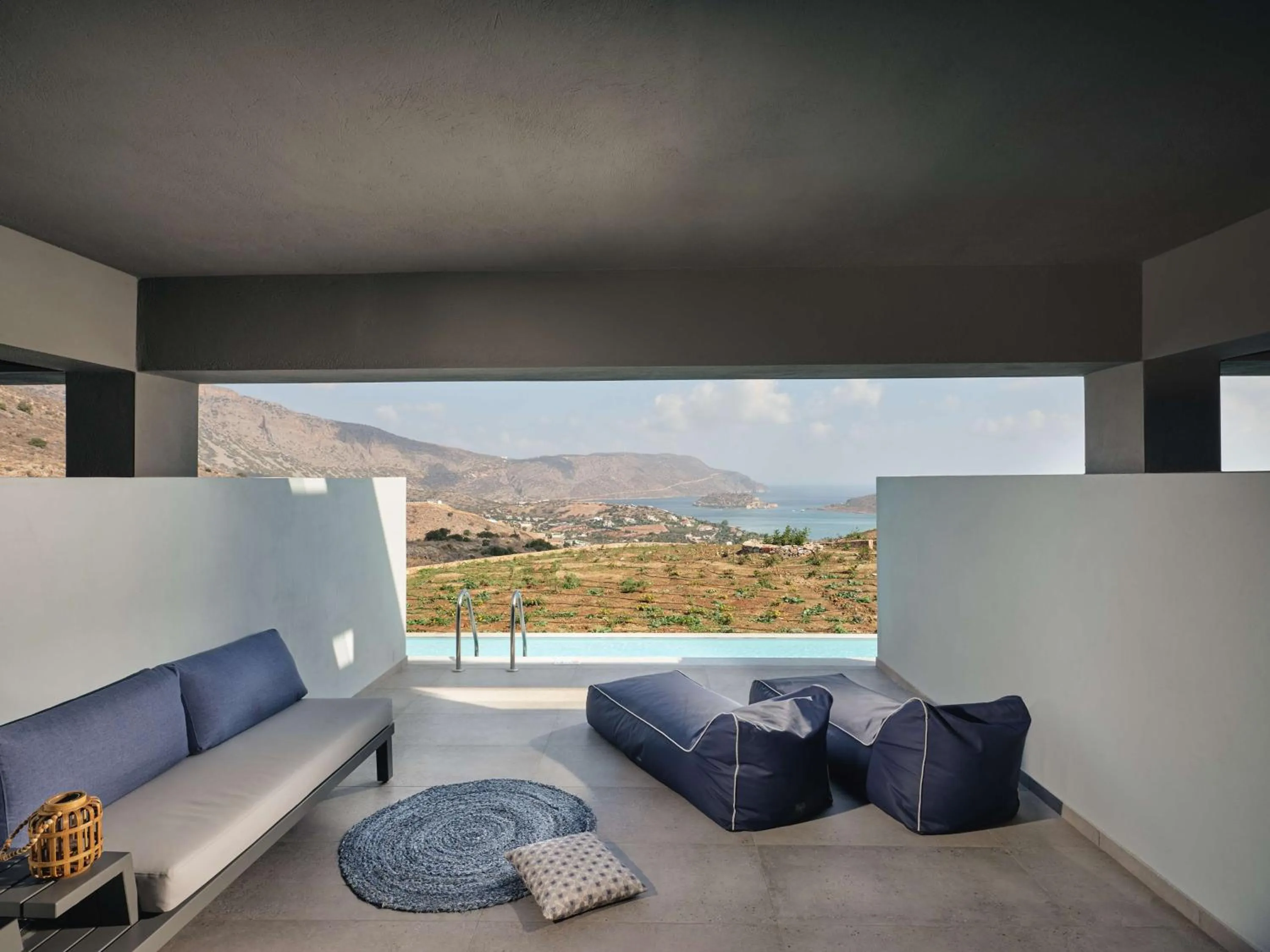 Sapphire Zen Queen Suite with Shared Pool in Domes Aulus Elounda All-Inclusive Resort, Curio by Hilton