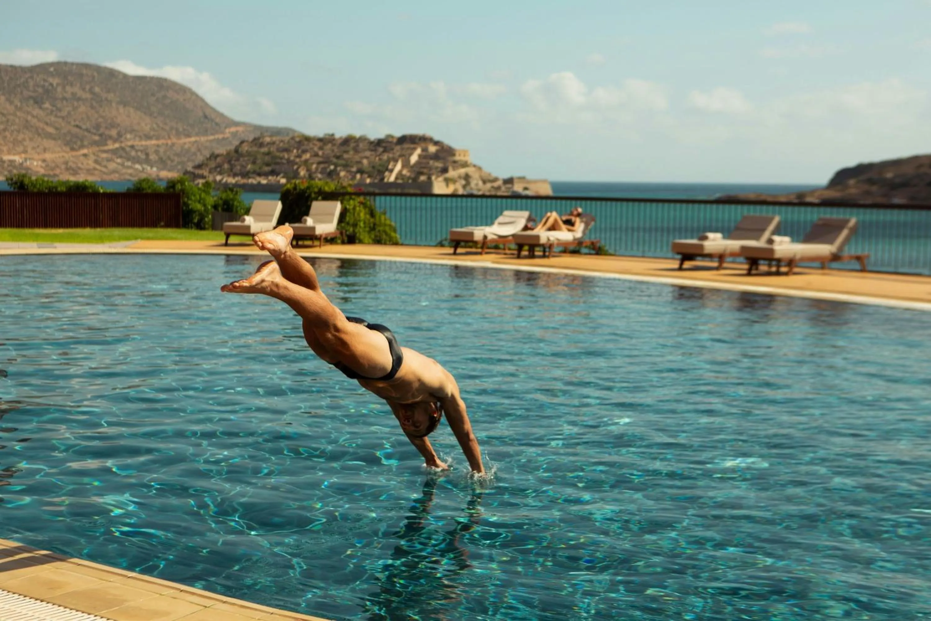 Swimming pool in Domes of Elounda, Autograph Collection