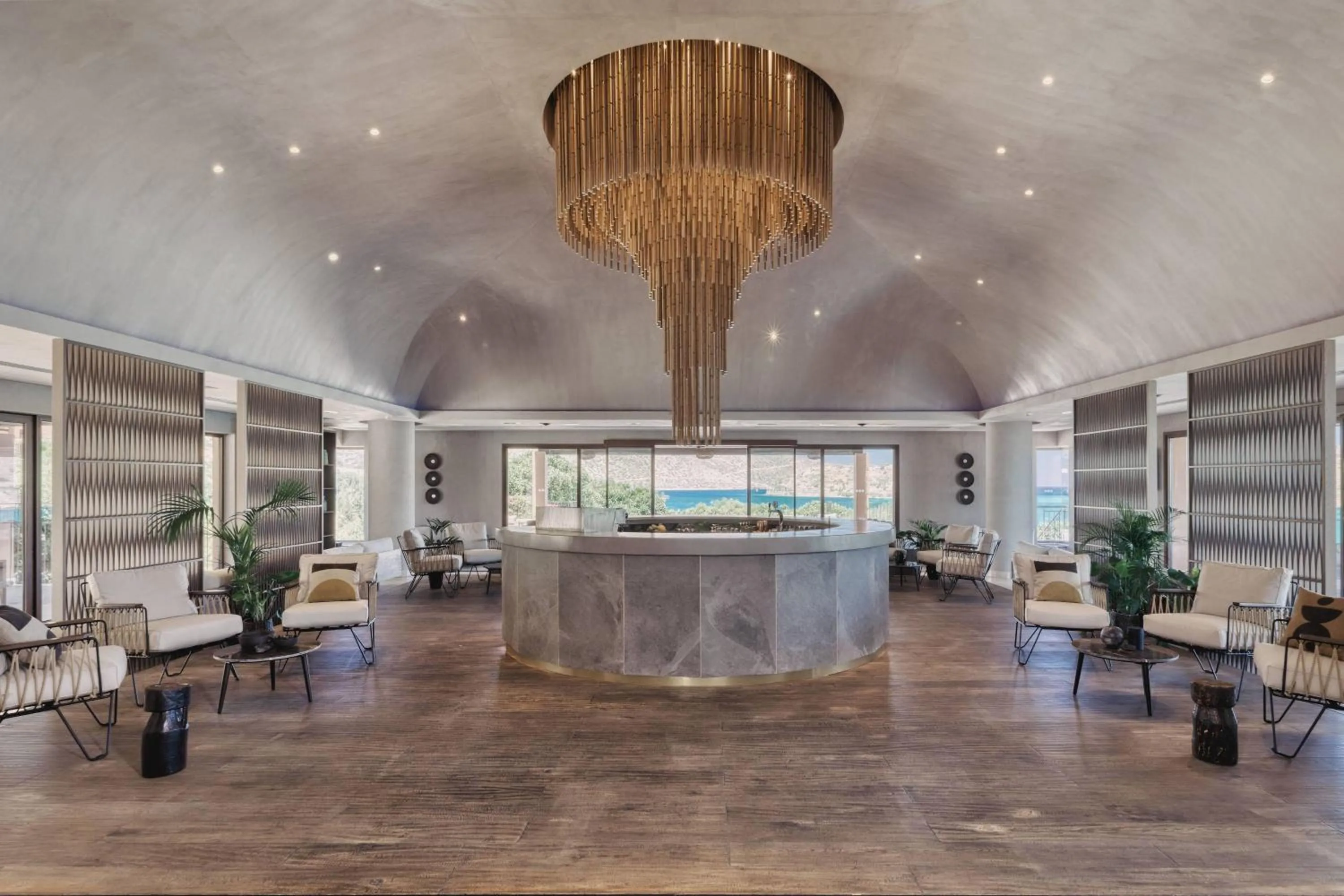 Lounge or bar in Domes of Elounda, Autograph Collection